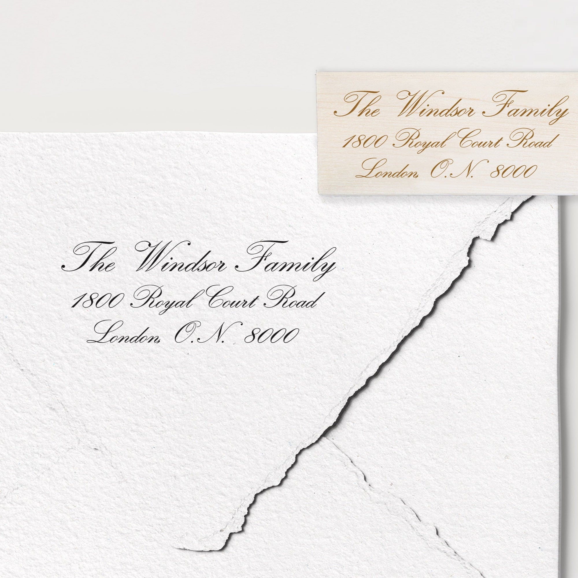 Stamp - Windsor Calligraphy Address