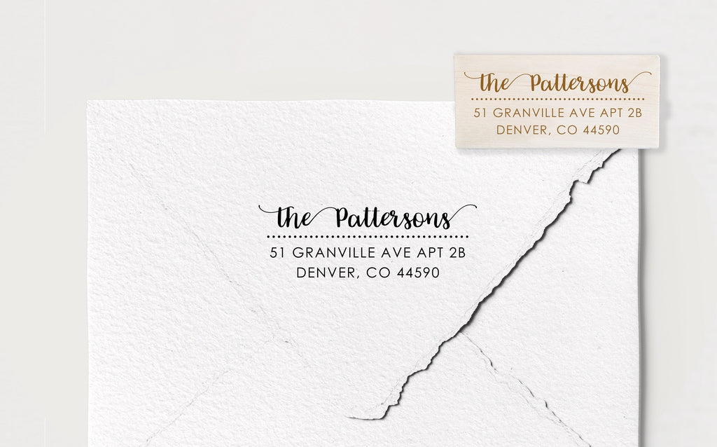 Pattersons Address Stamp