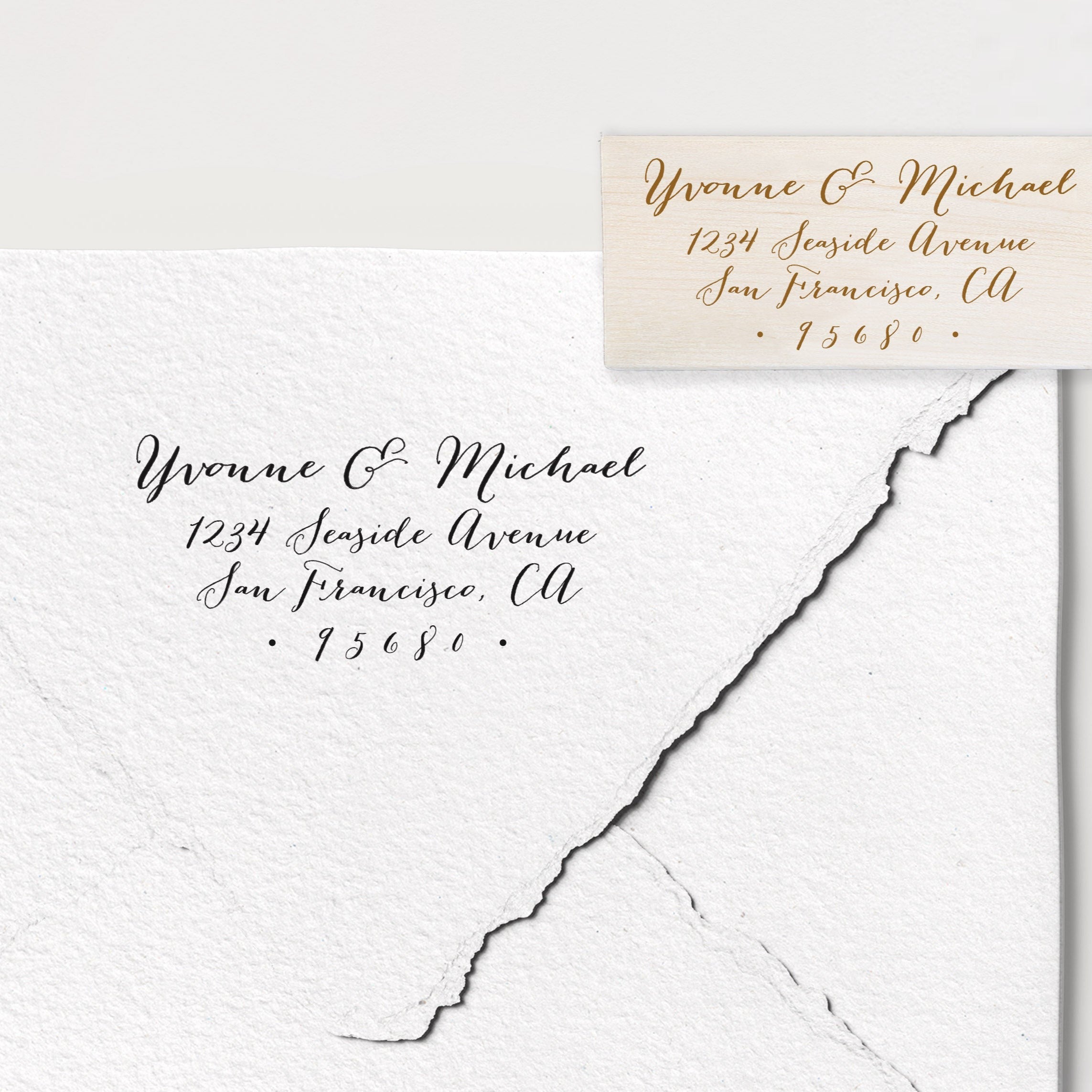 Calligraphy Address Address Stamp