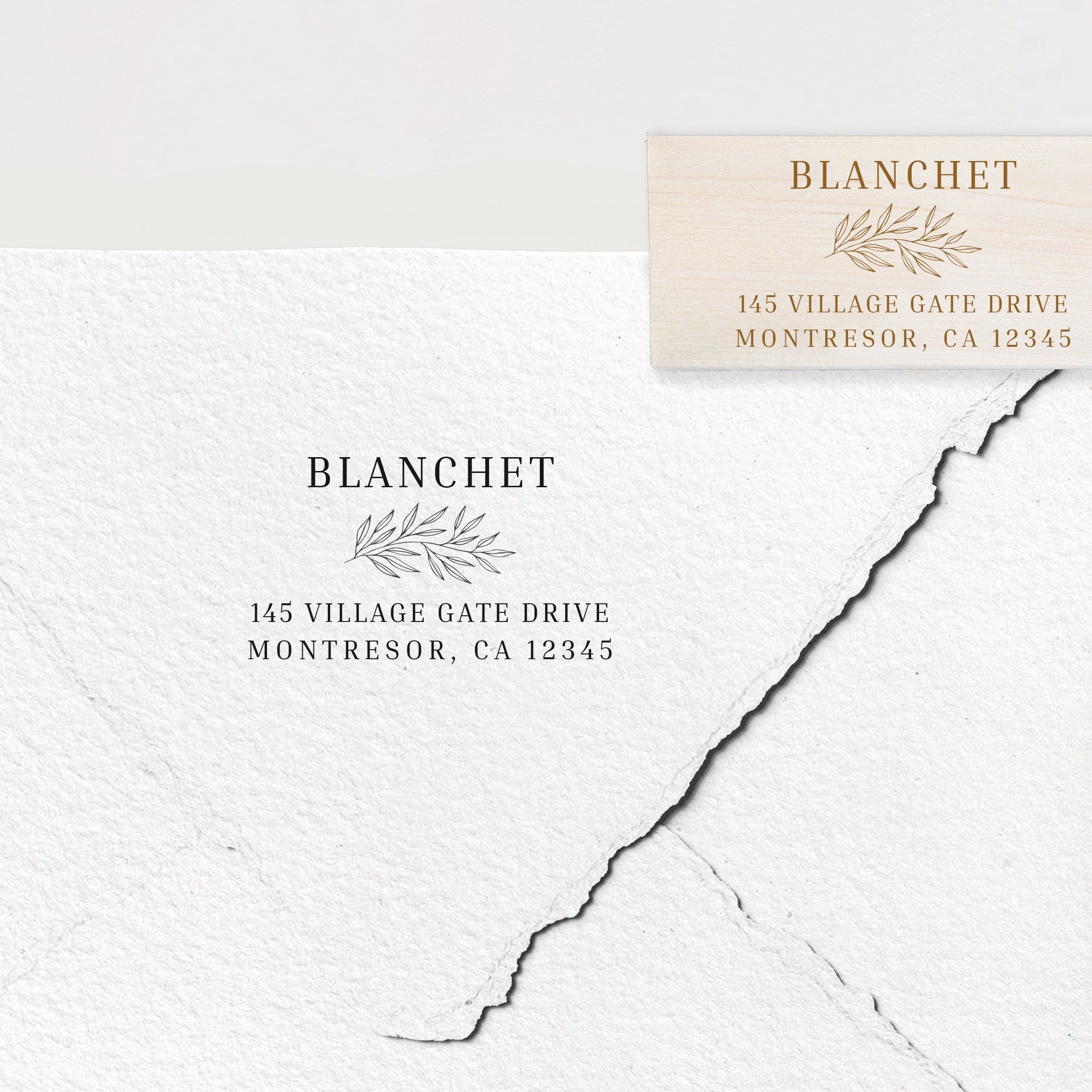 Blanchet Address Stamp