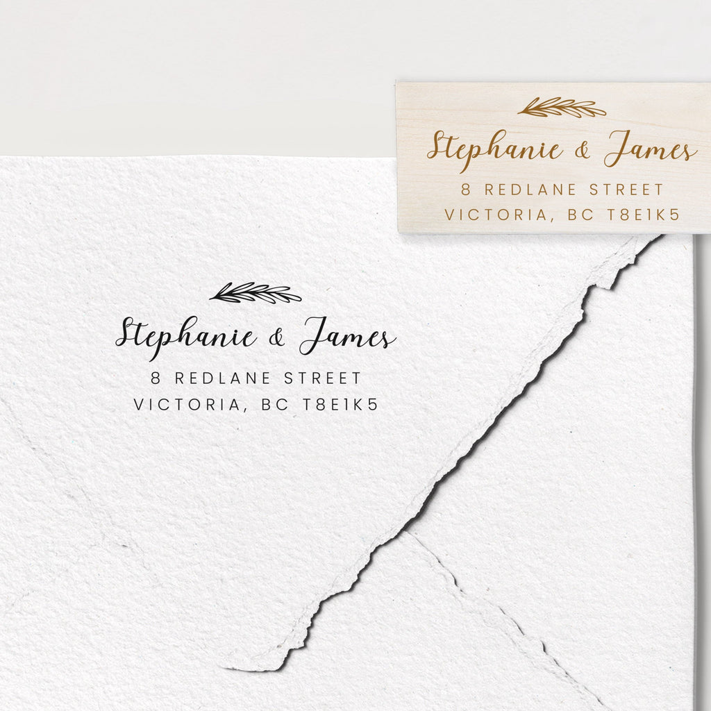 Stephanie Address Stamp