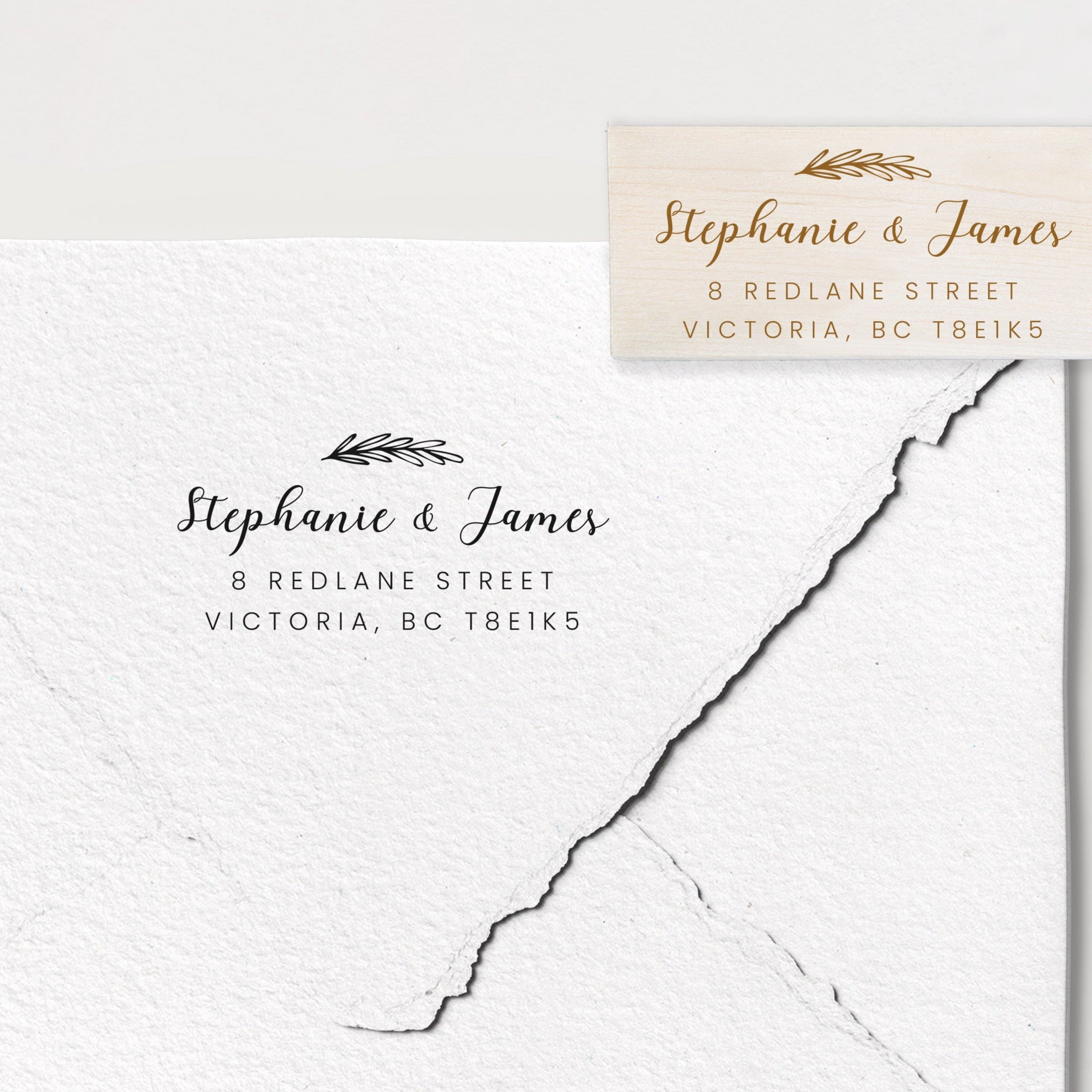 Stephanie Address Stamp
