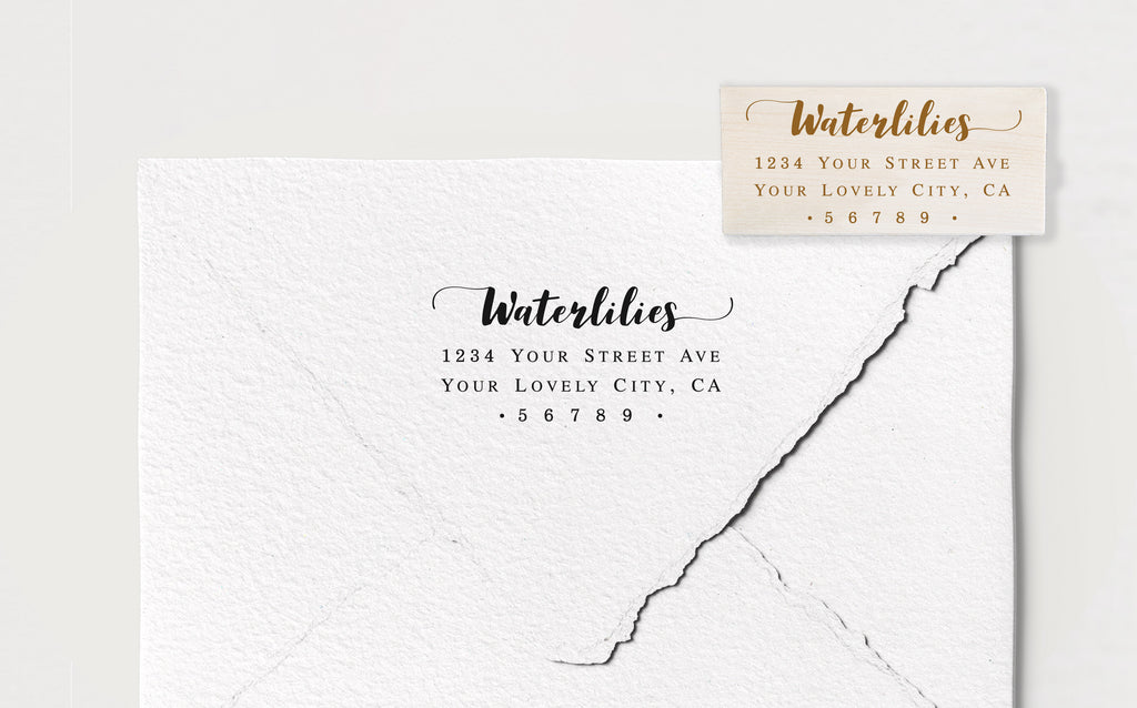 Stamp - Waterlilies