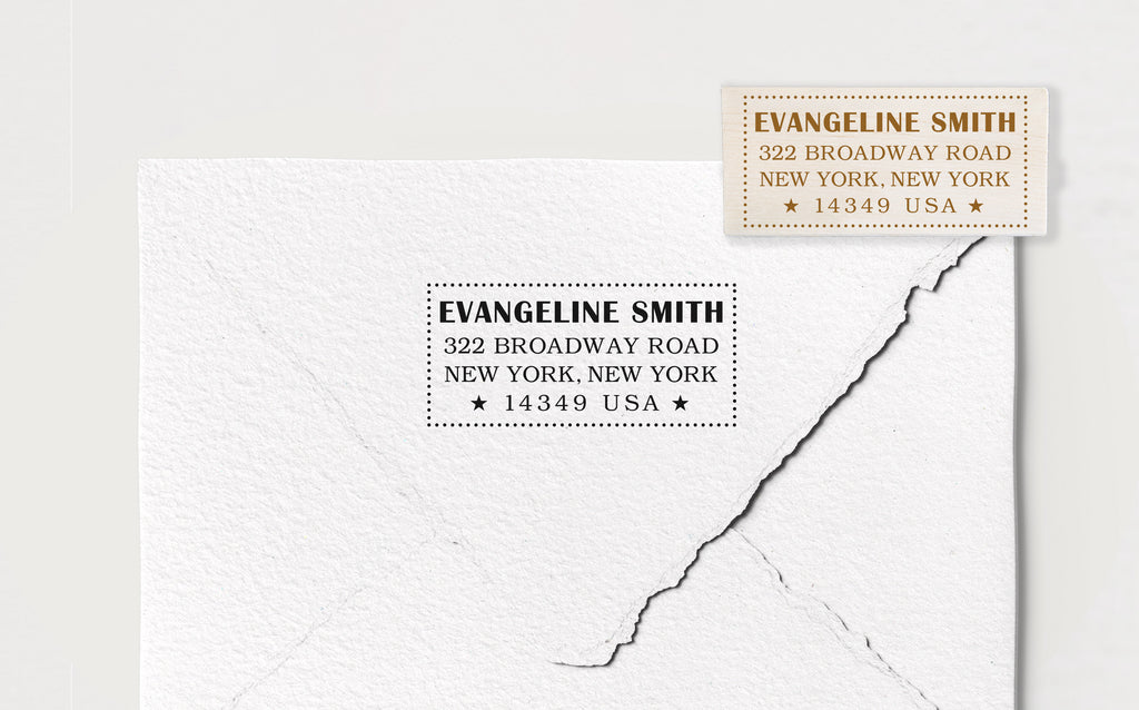 Evangeline Address Stamp