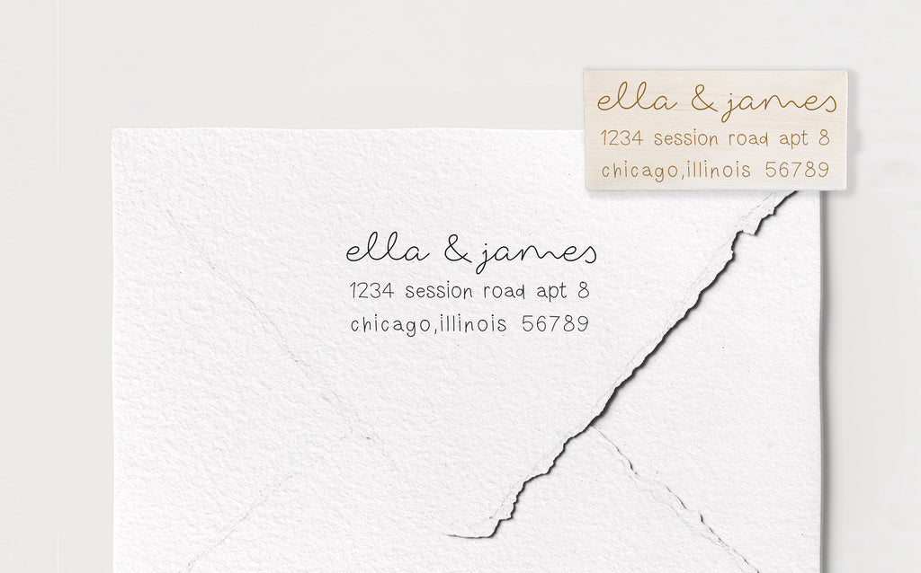 Ella James Address Stamp