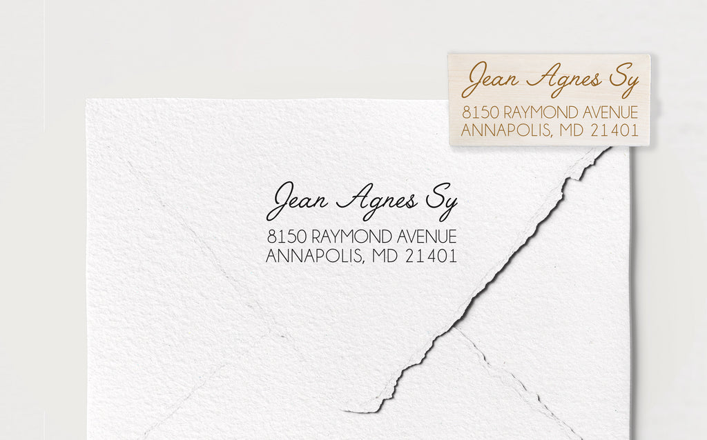 Jean Agnes Address Stamp