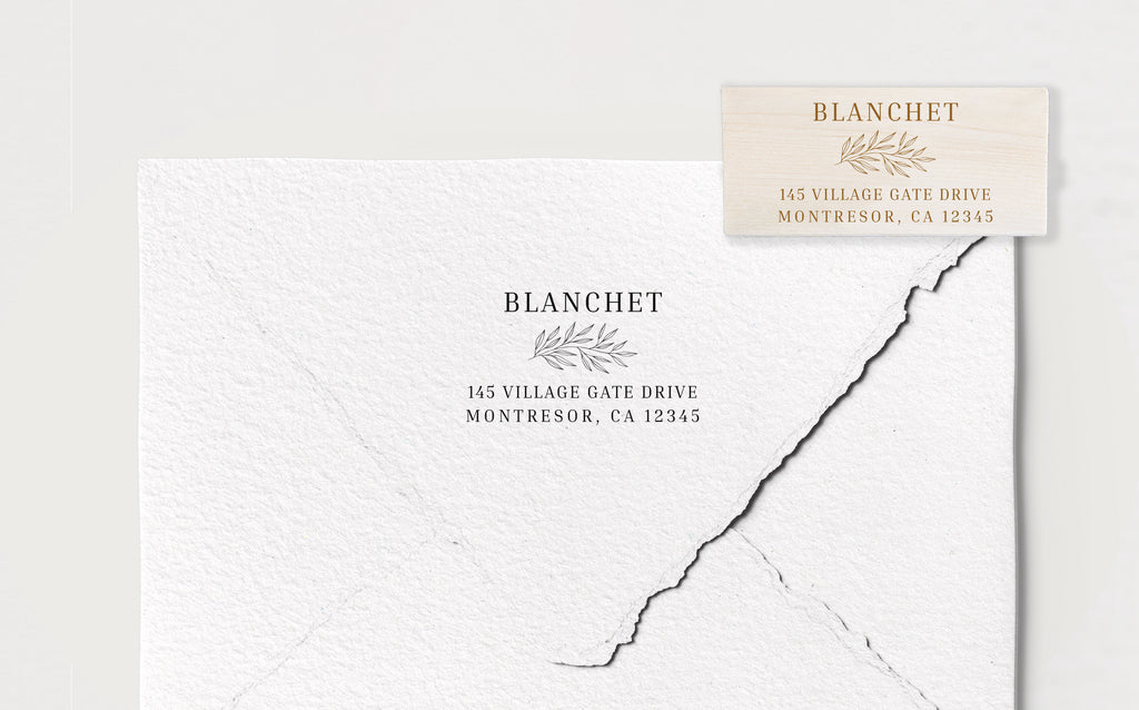 Blanchet Address Stamp