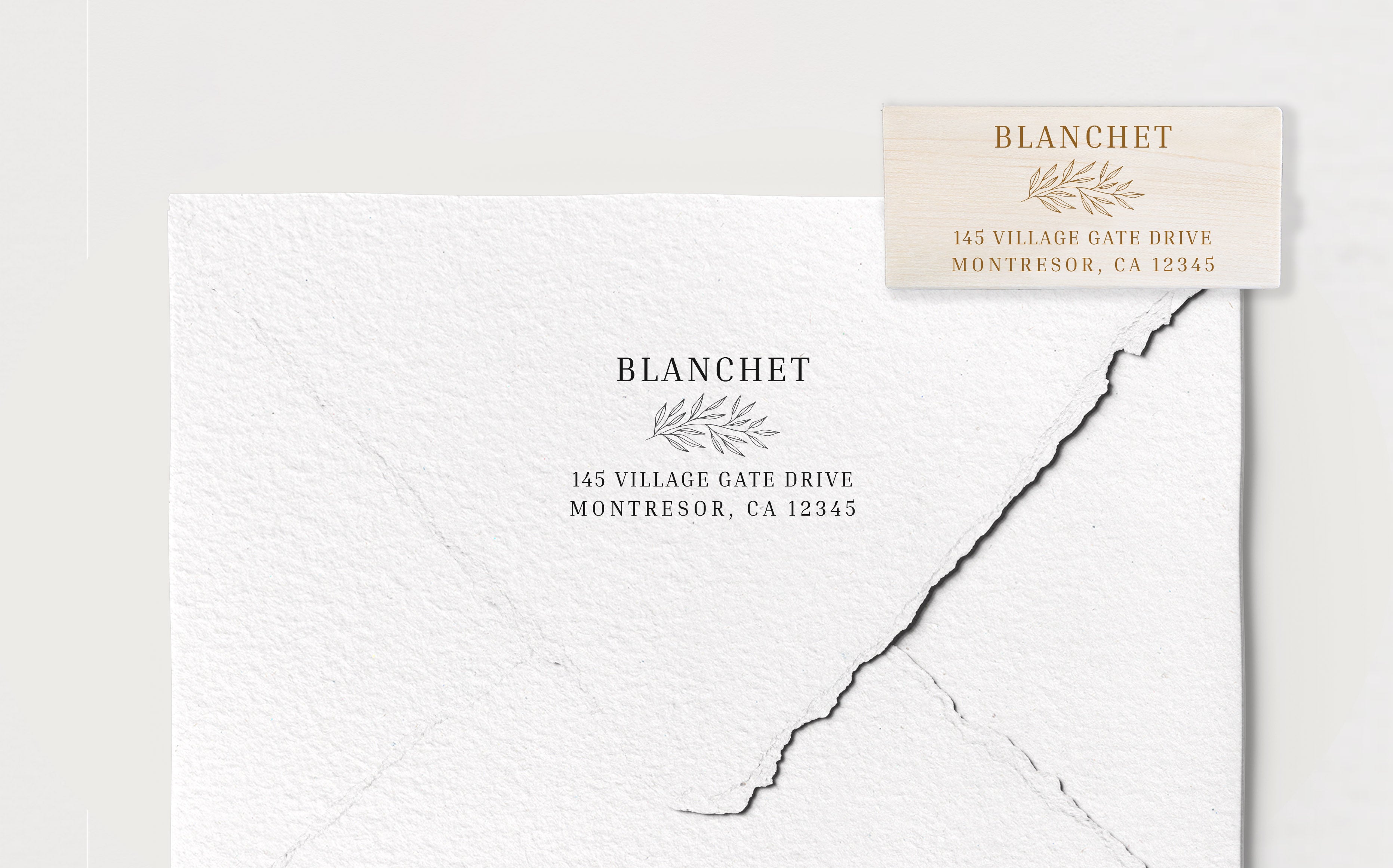 Blanchet Address Stamp