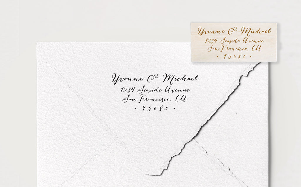 Calligraphy Address Address Stamp