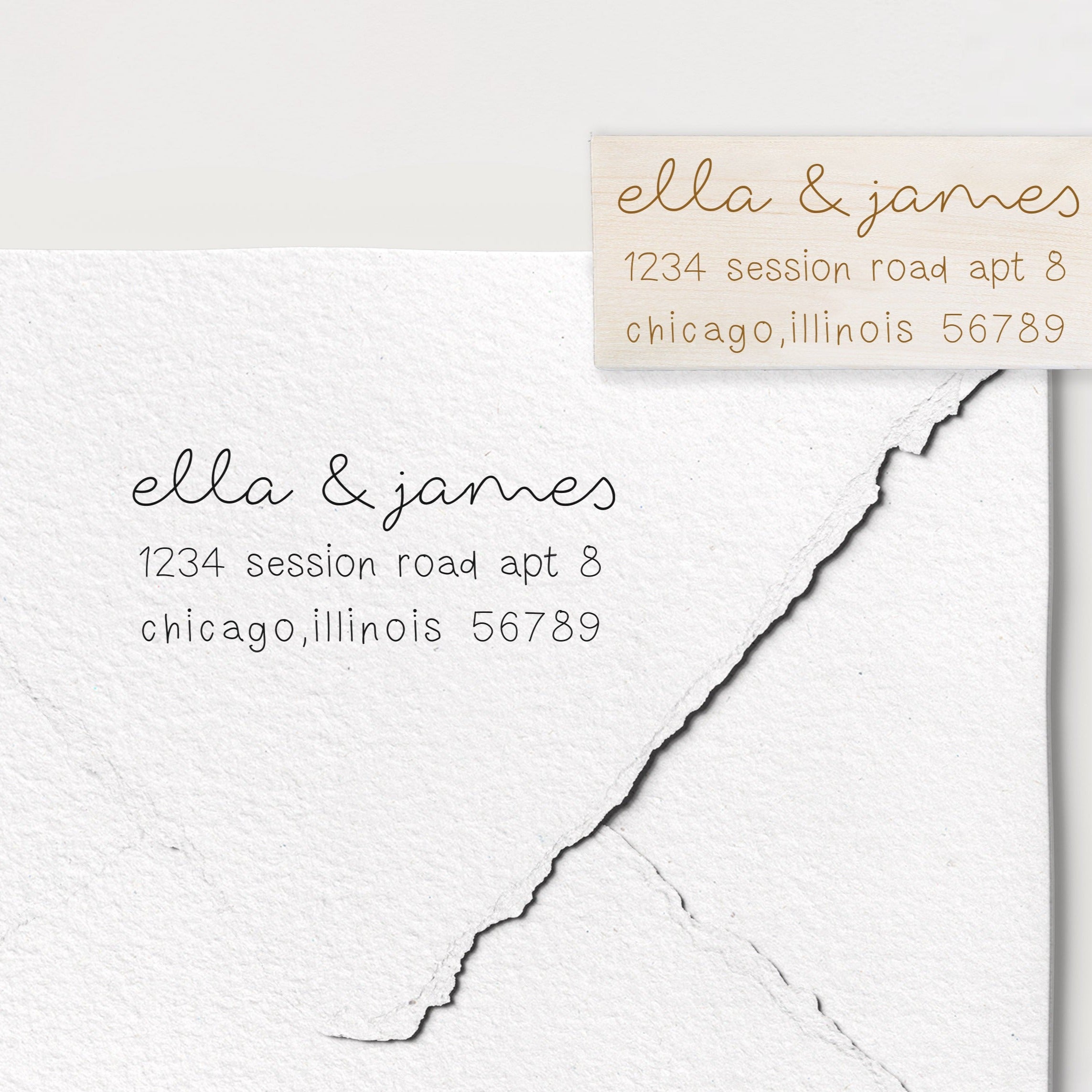 Ella James Address Stamp