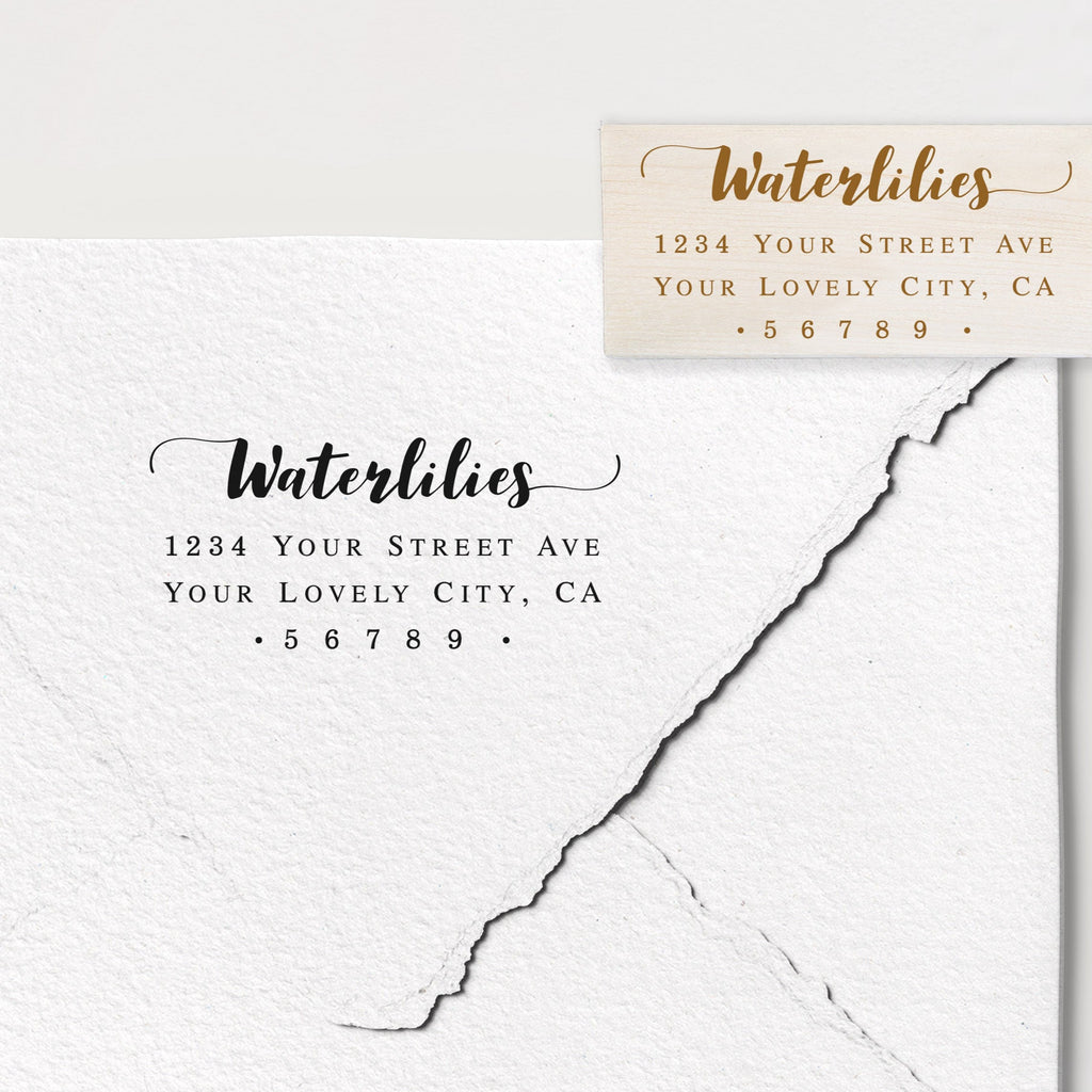 Stamp - Waterlilies