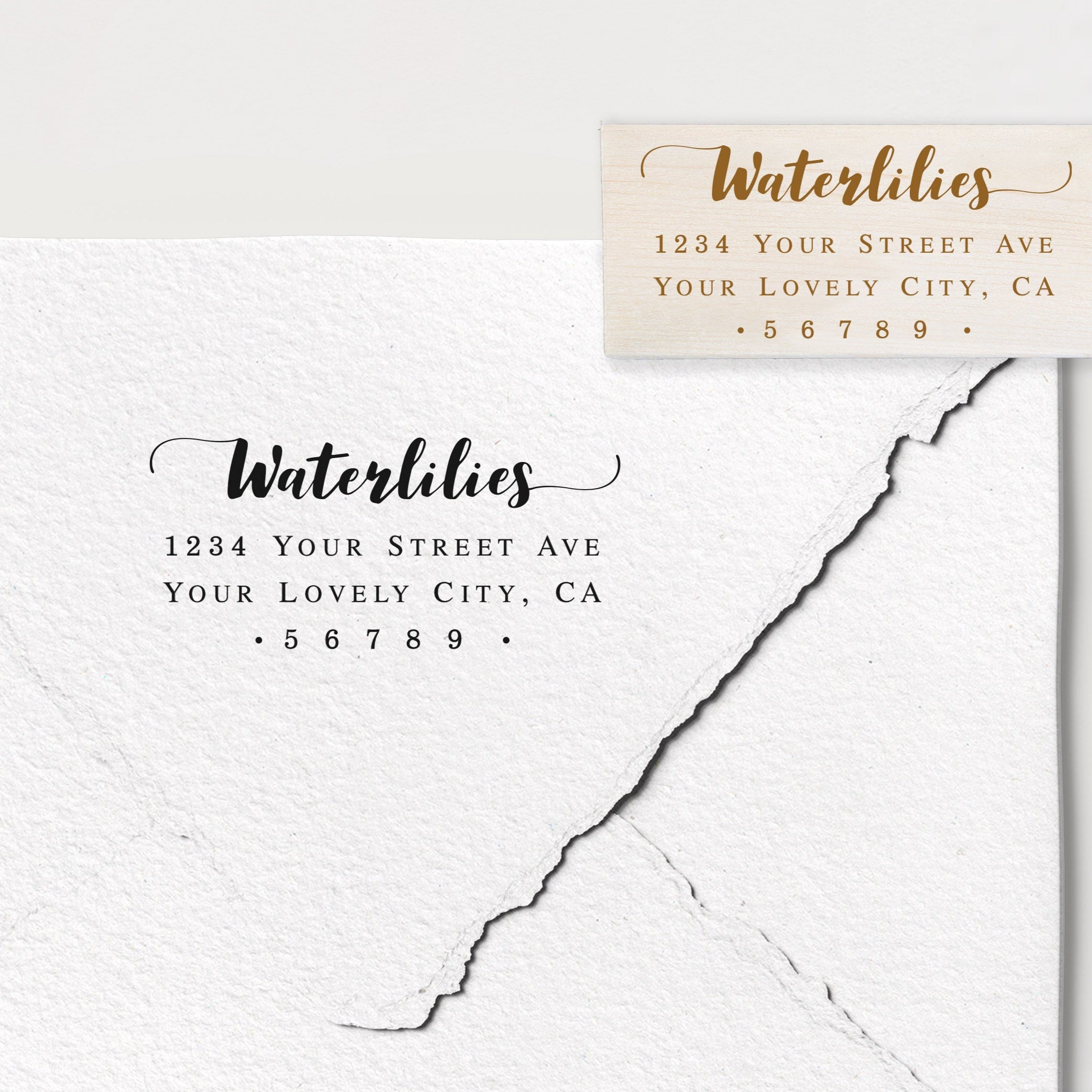 Stamp - Waterlilies