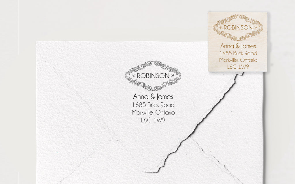 Anna & James Address Stamp