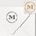 Stamp - Ribbed Initial