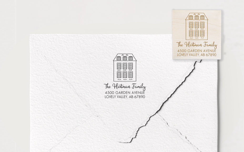 Hartman House Address Stamp