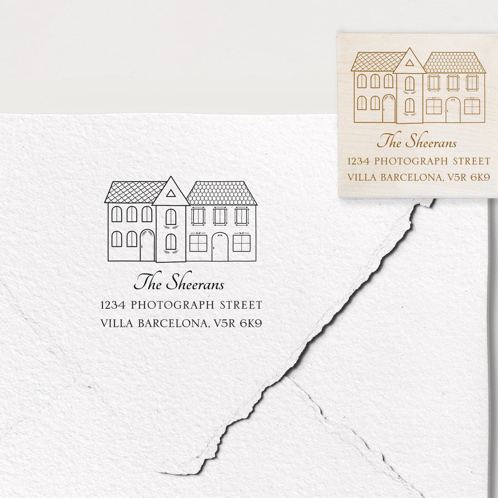 Sheeran House Address Stamp