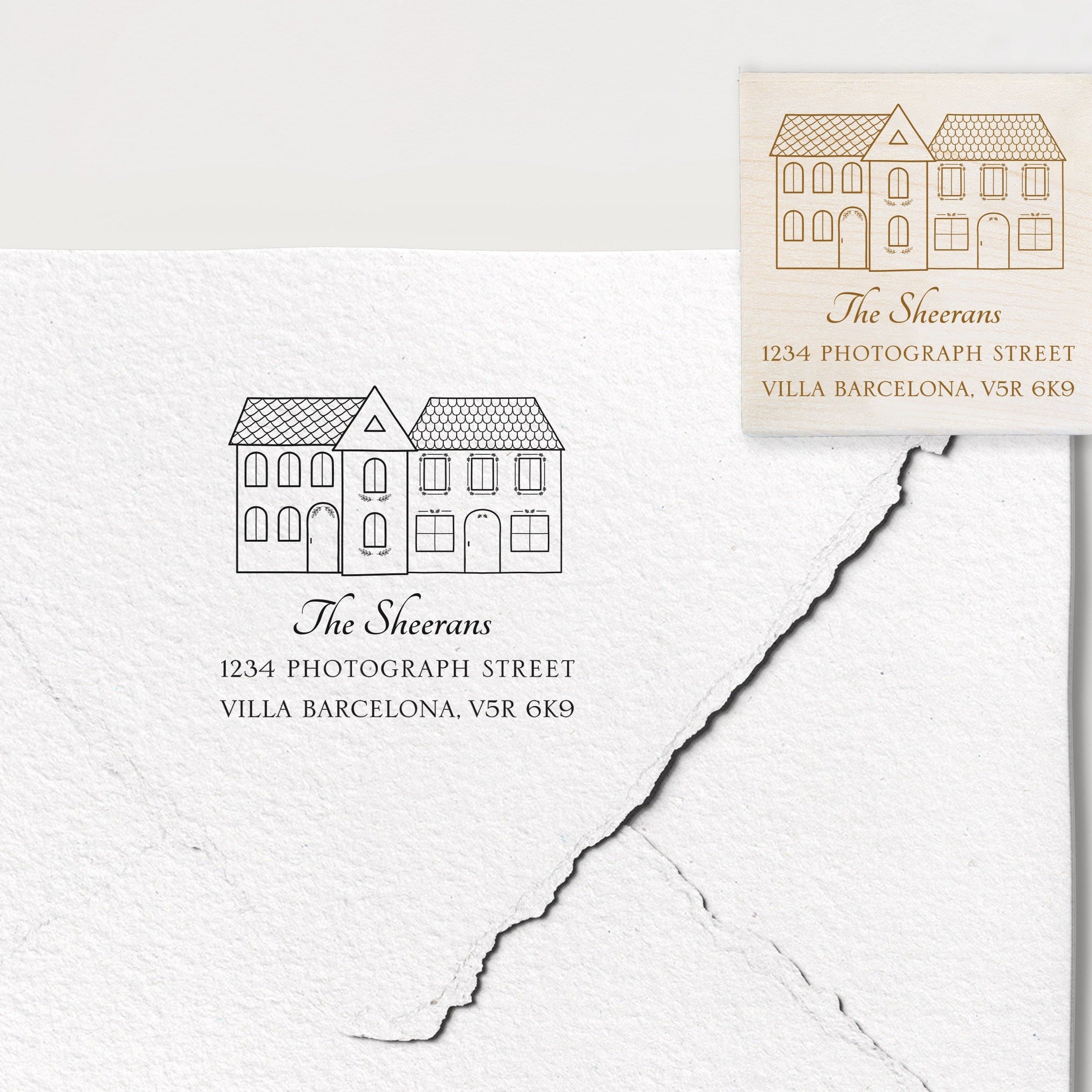 Sheeran House Address Stamp