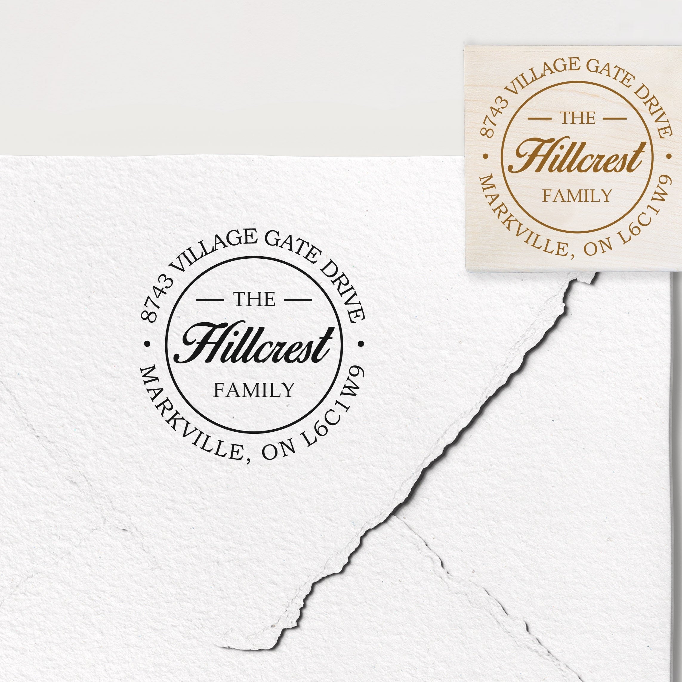 Hillcrest Address Stamp
