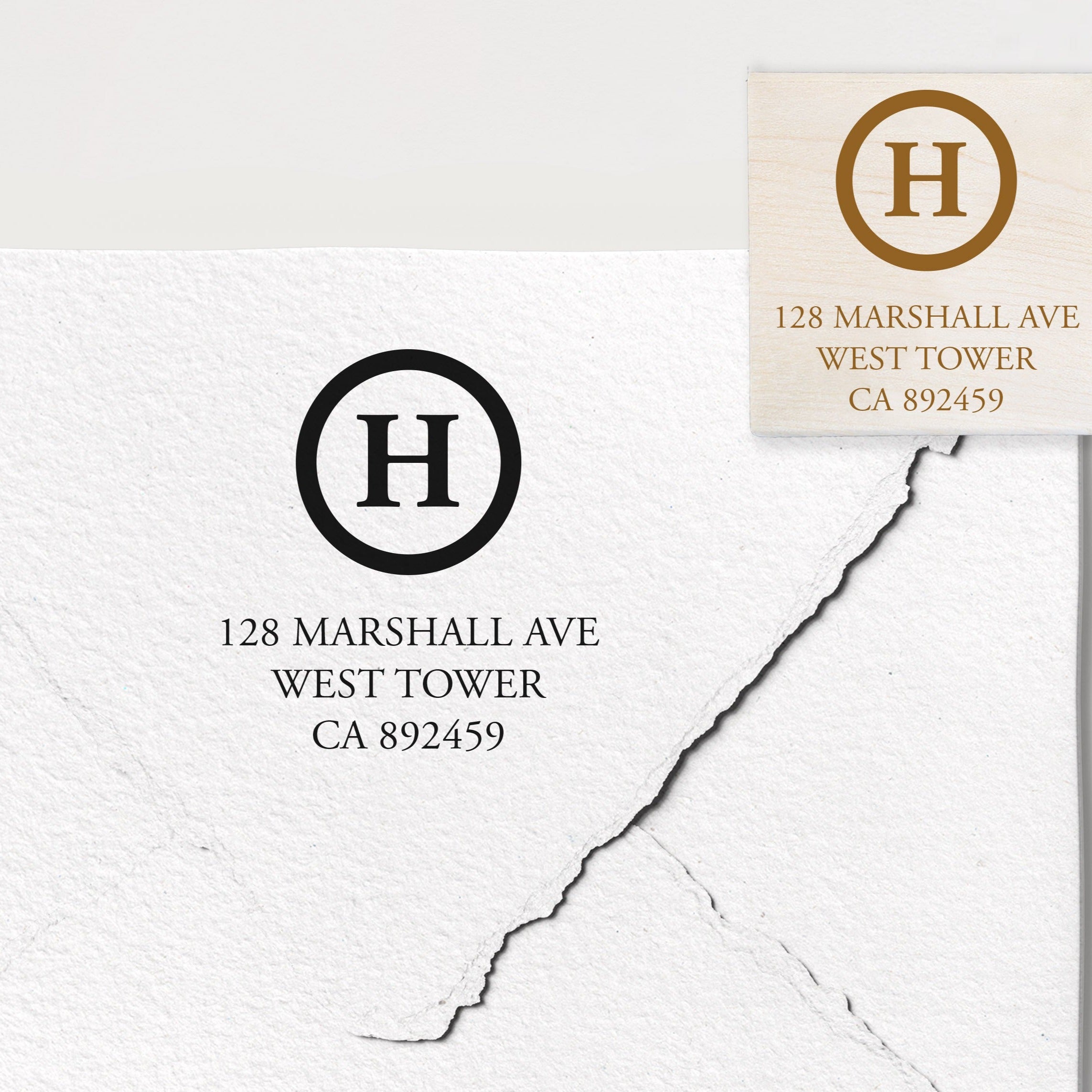 Highland Address Stamp