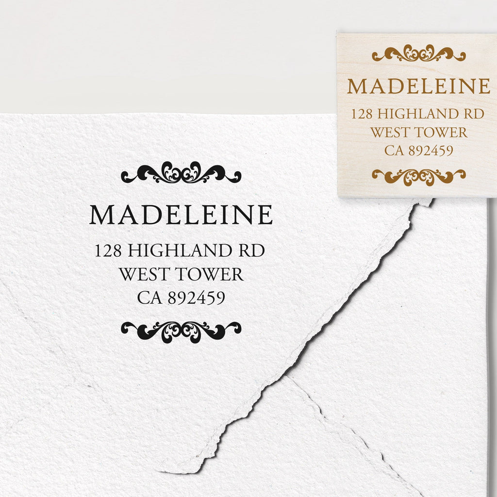 Madeleine Address Stamp