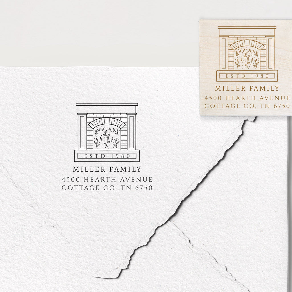 Hearth Address Stamp