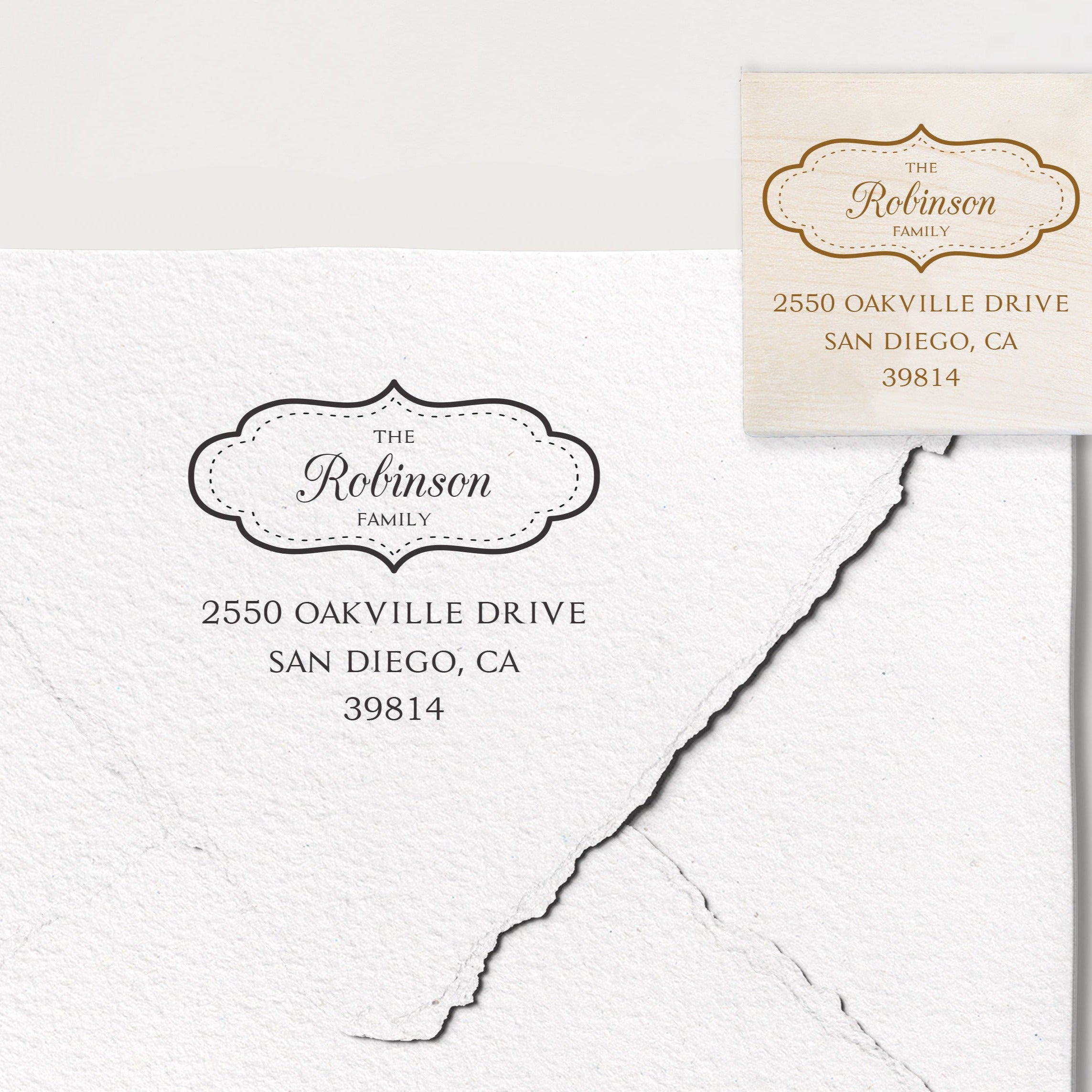 Robinson Address Stamp