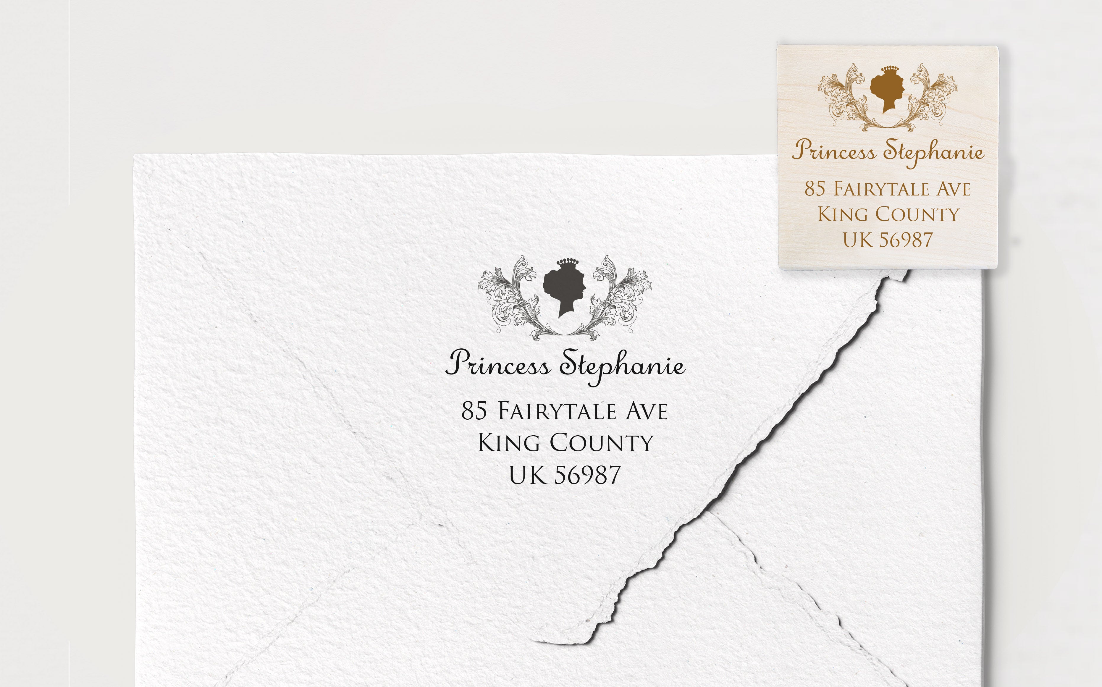 Princess Address Stamp