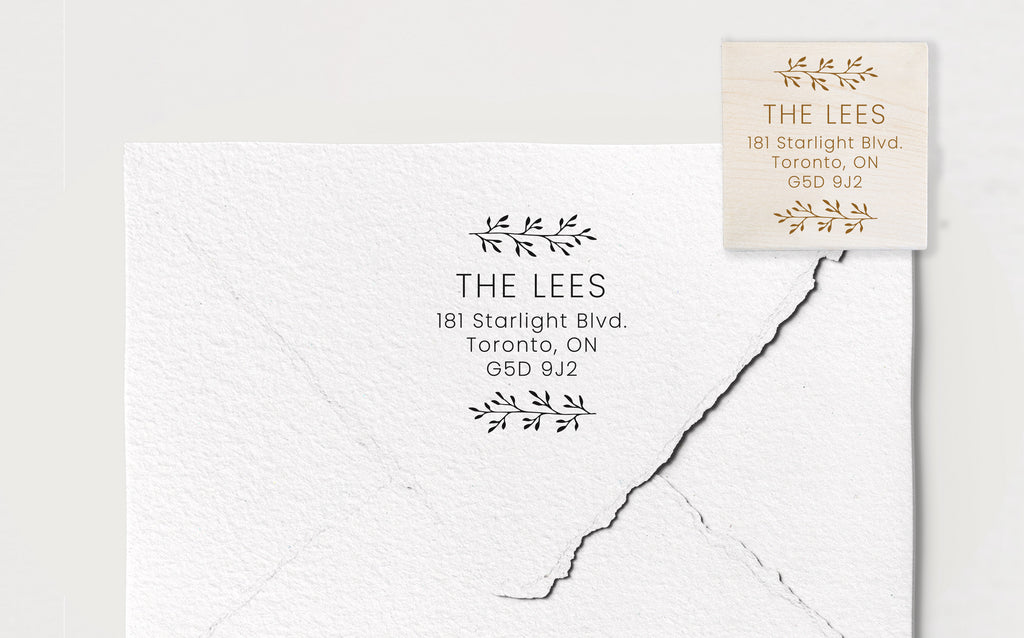 Lees Address Stamp