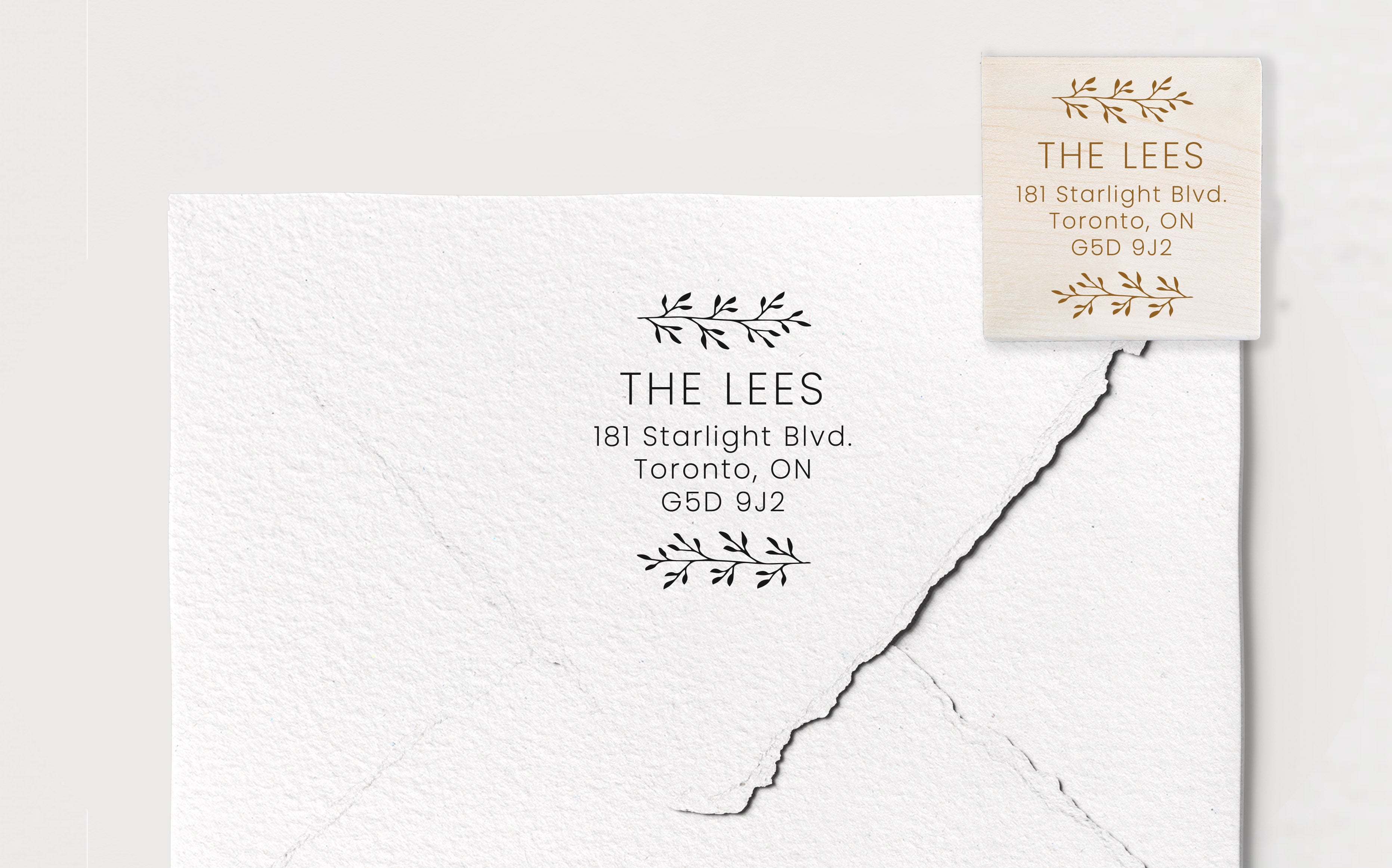 Lees Address Stamp