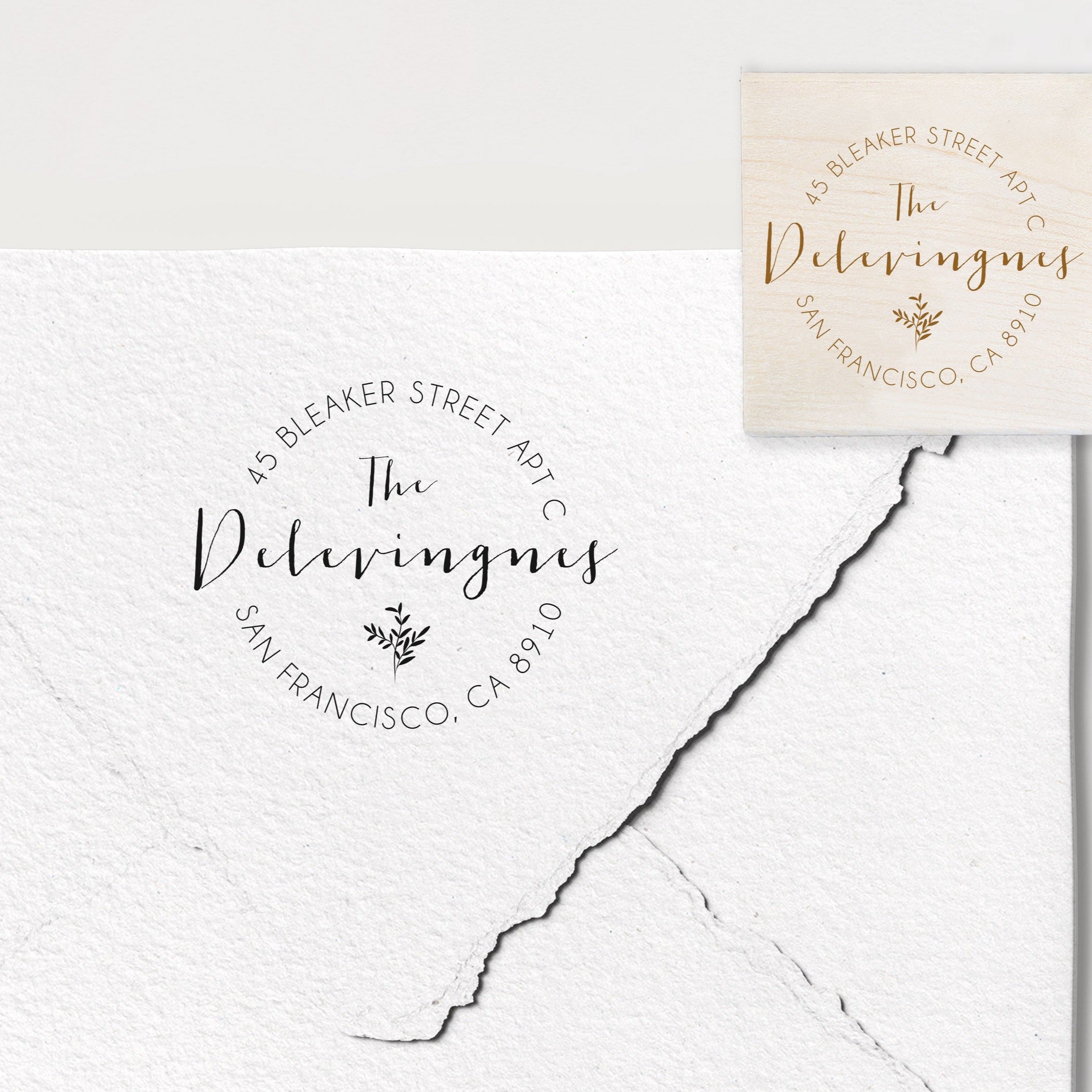 Delevingne Address Stamp