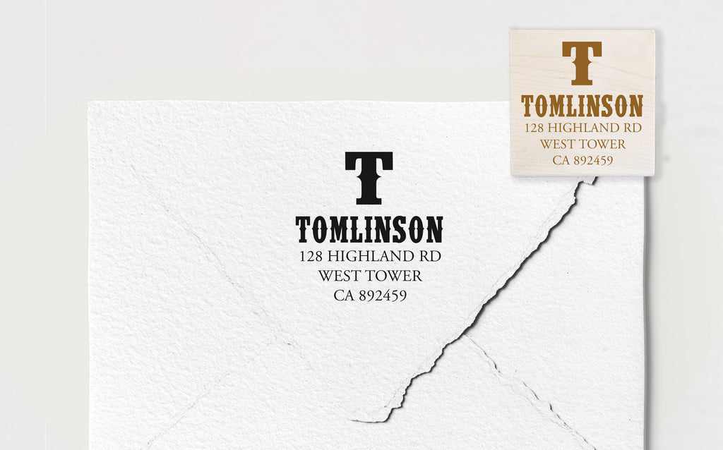 Tomlinson Address Stamp