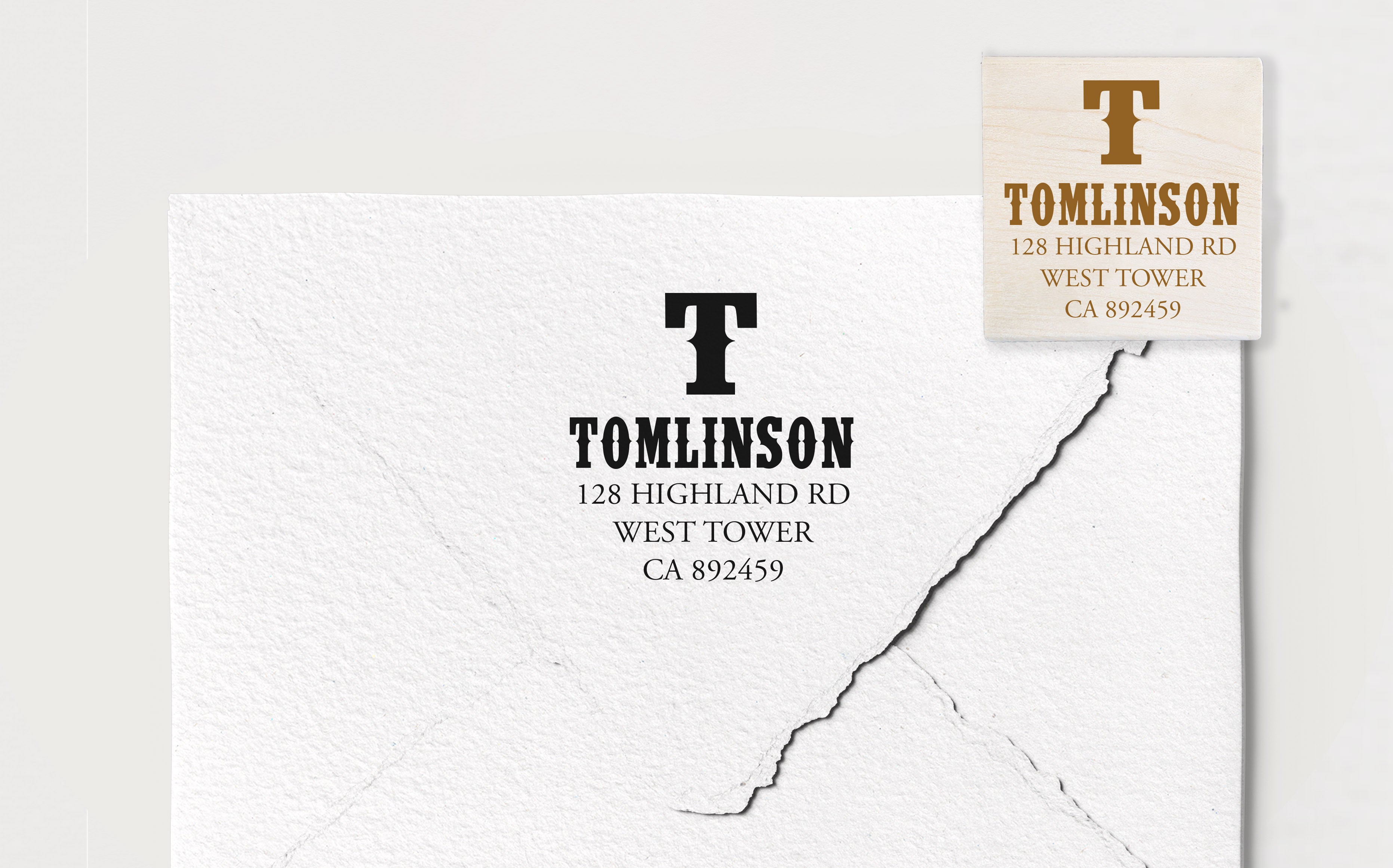 Tomlinson Address Stamp