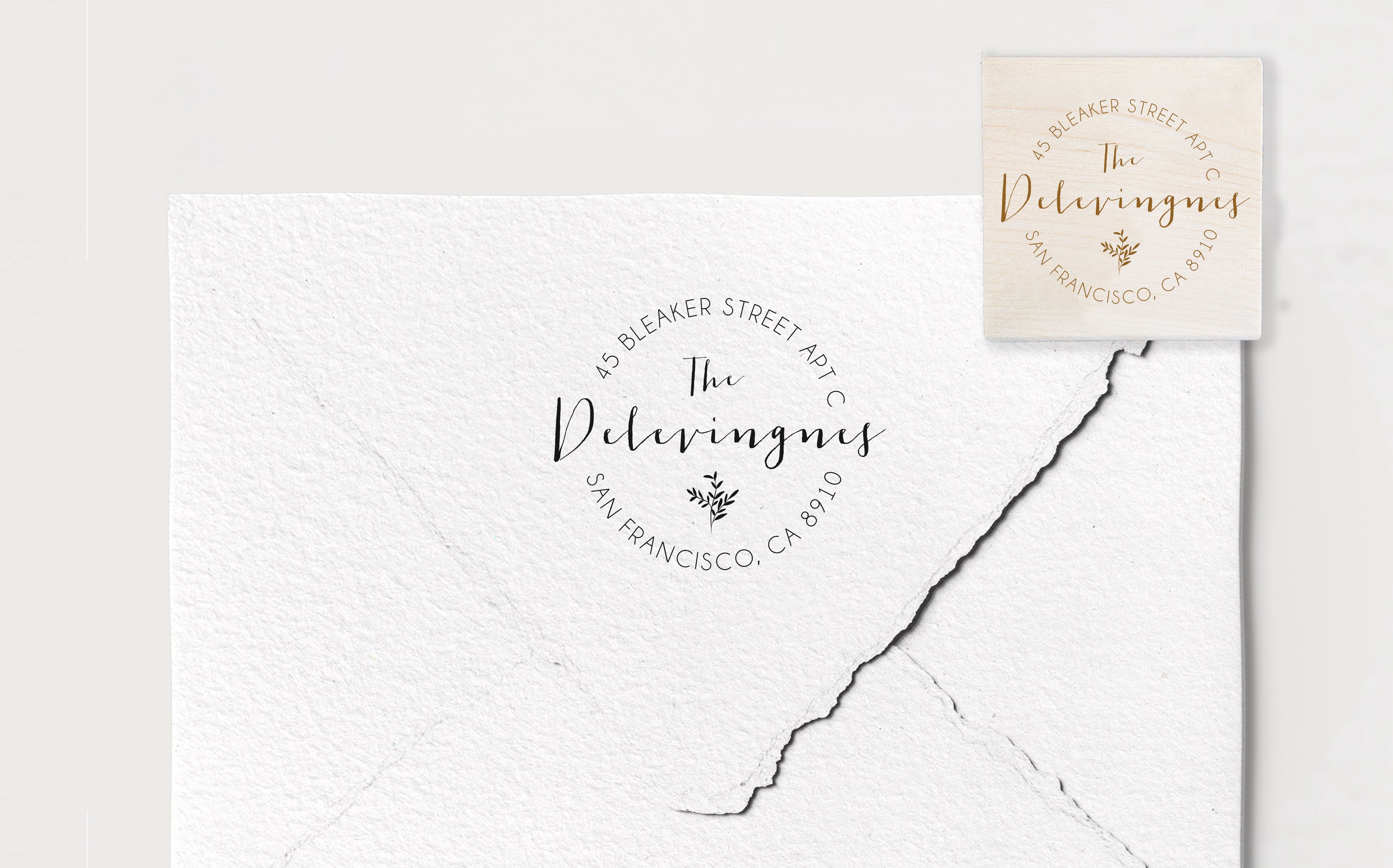 Delevingne Address Stamp
