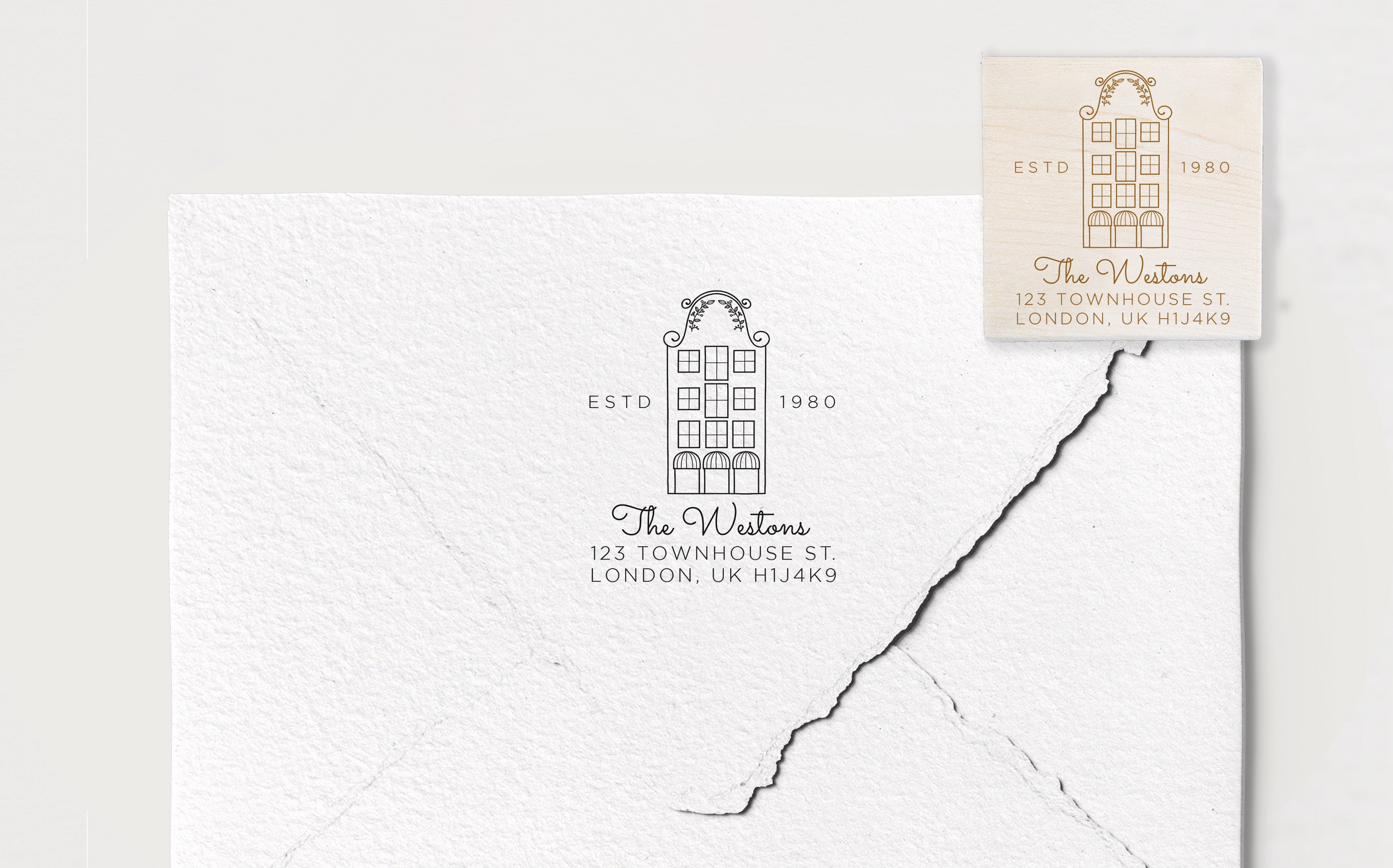 Townhouse Address Stamp