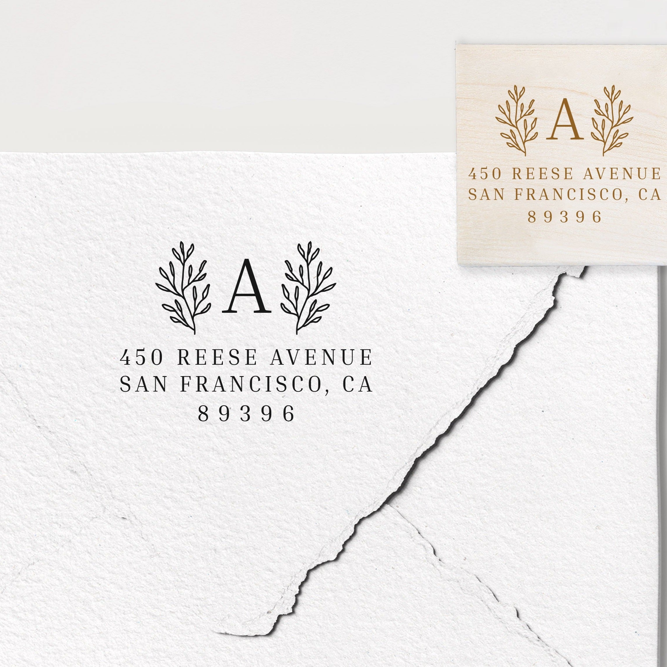 Between Branches Address Stamp