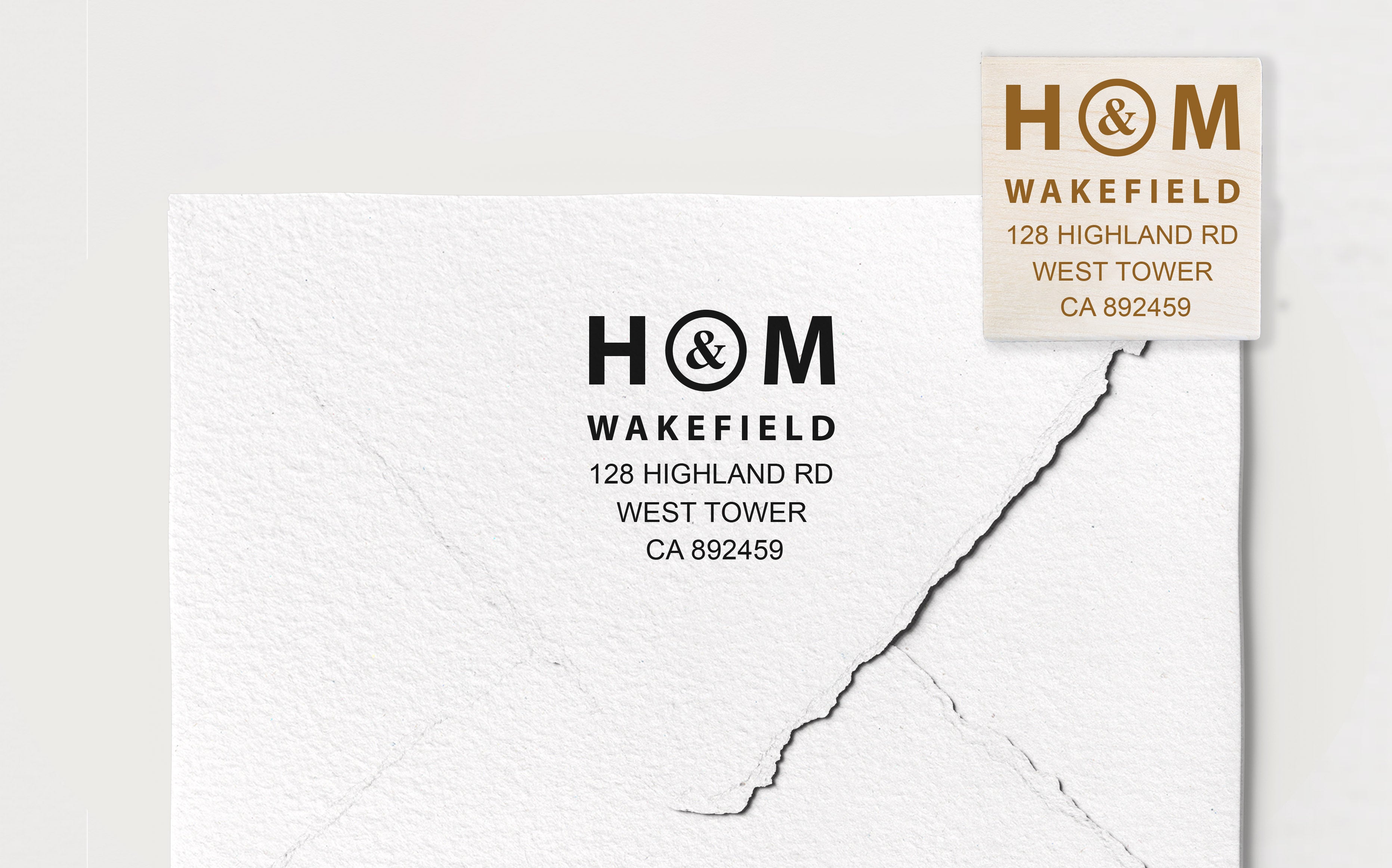 H&M Address Stamp