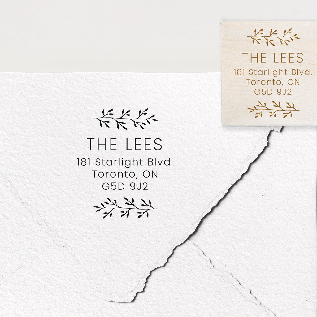 Lees Address Stamp