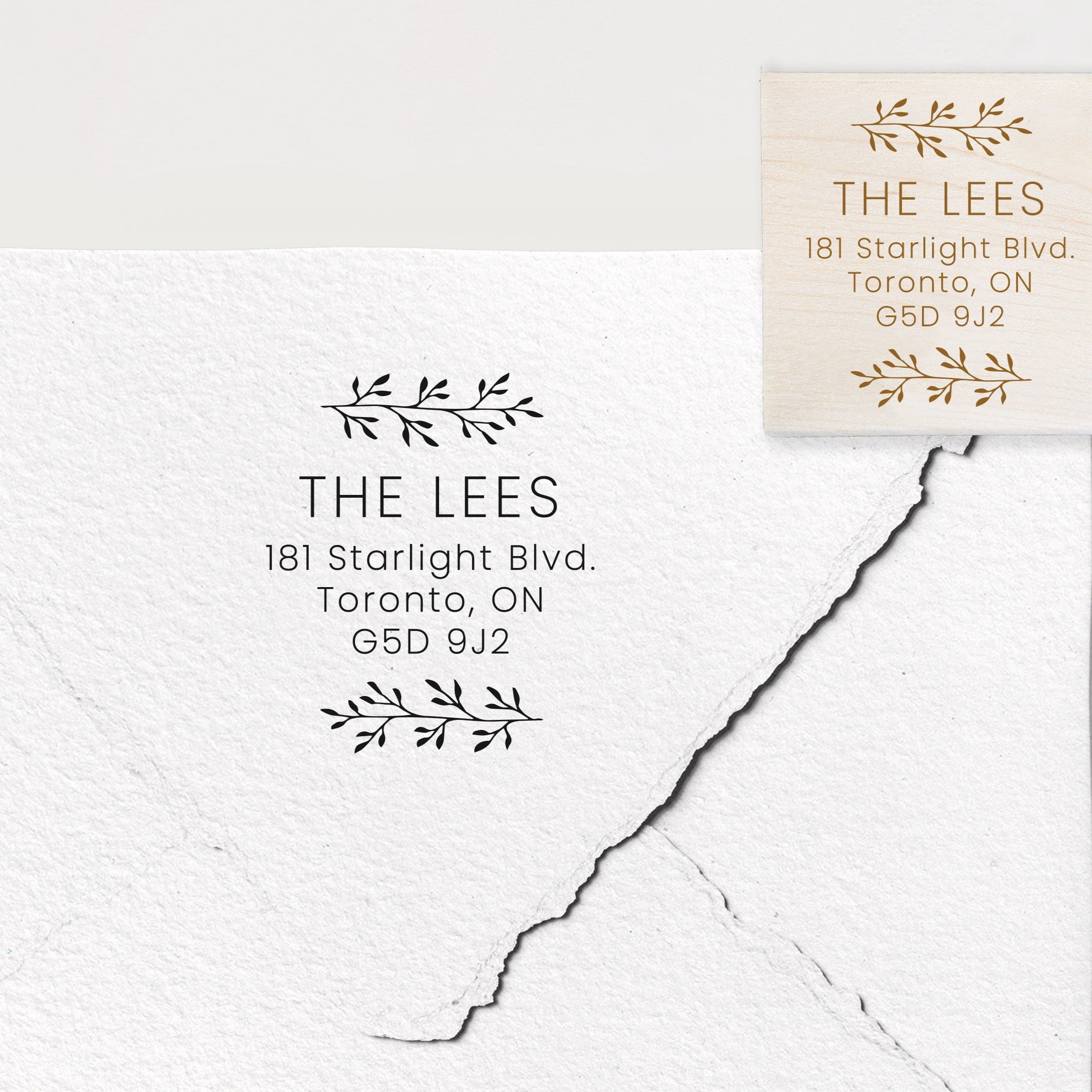 Lees Address Stamp