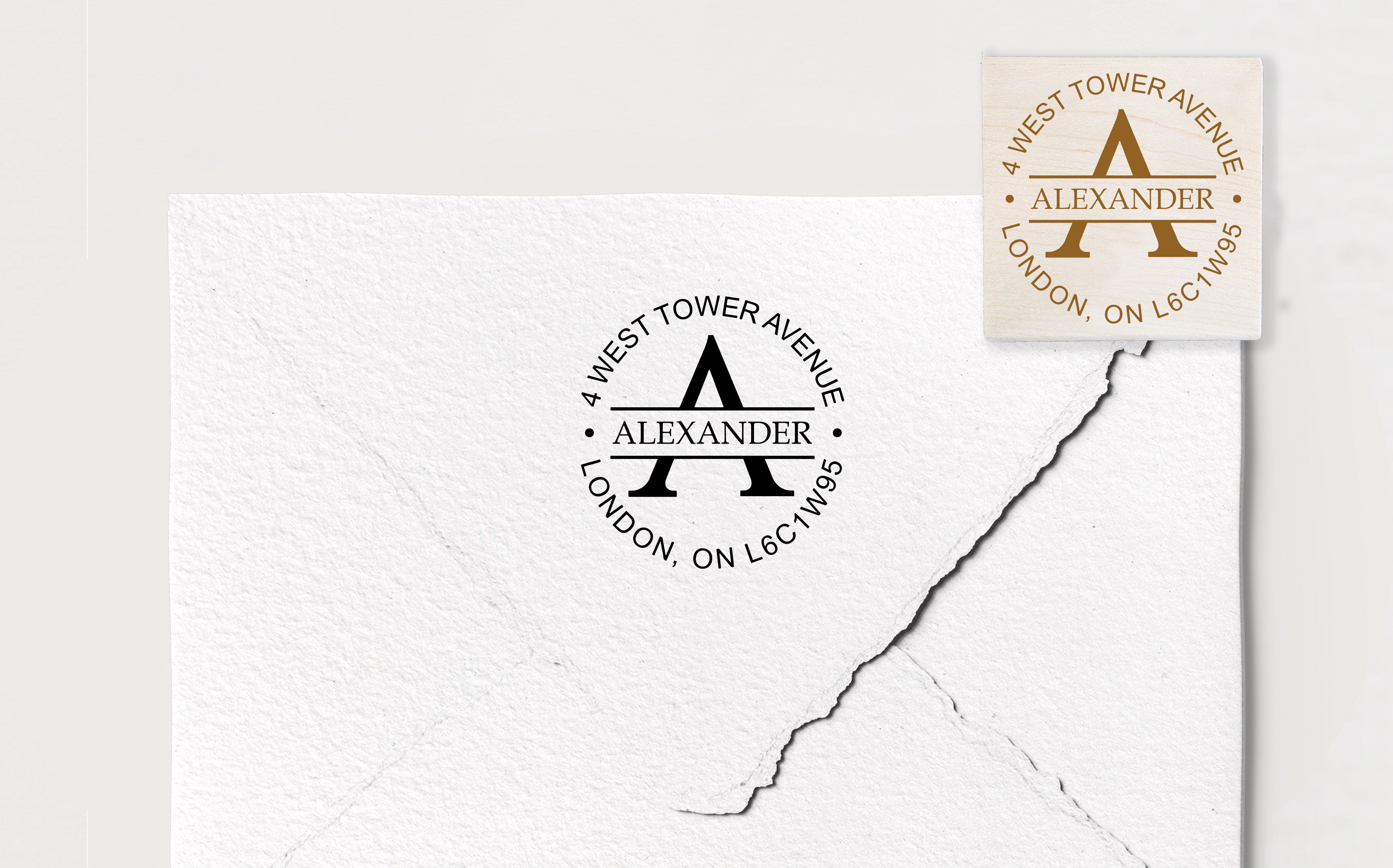 Alexander Address Stamp