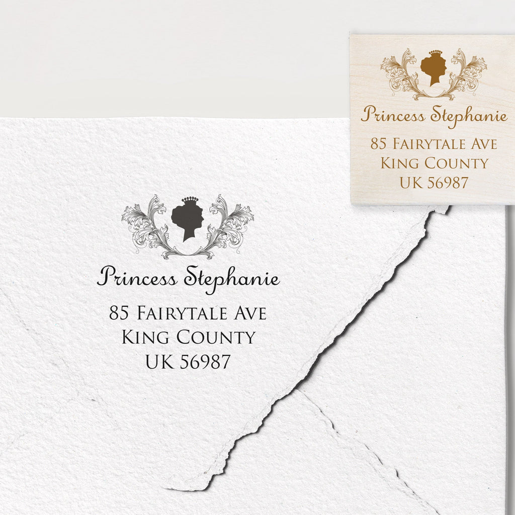 Princess Address Stamp