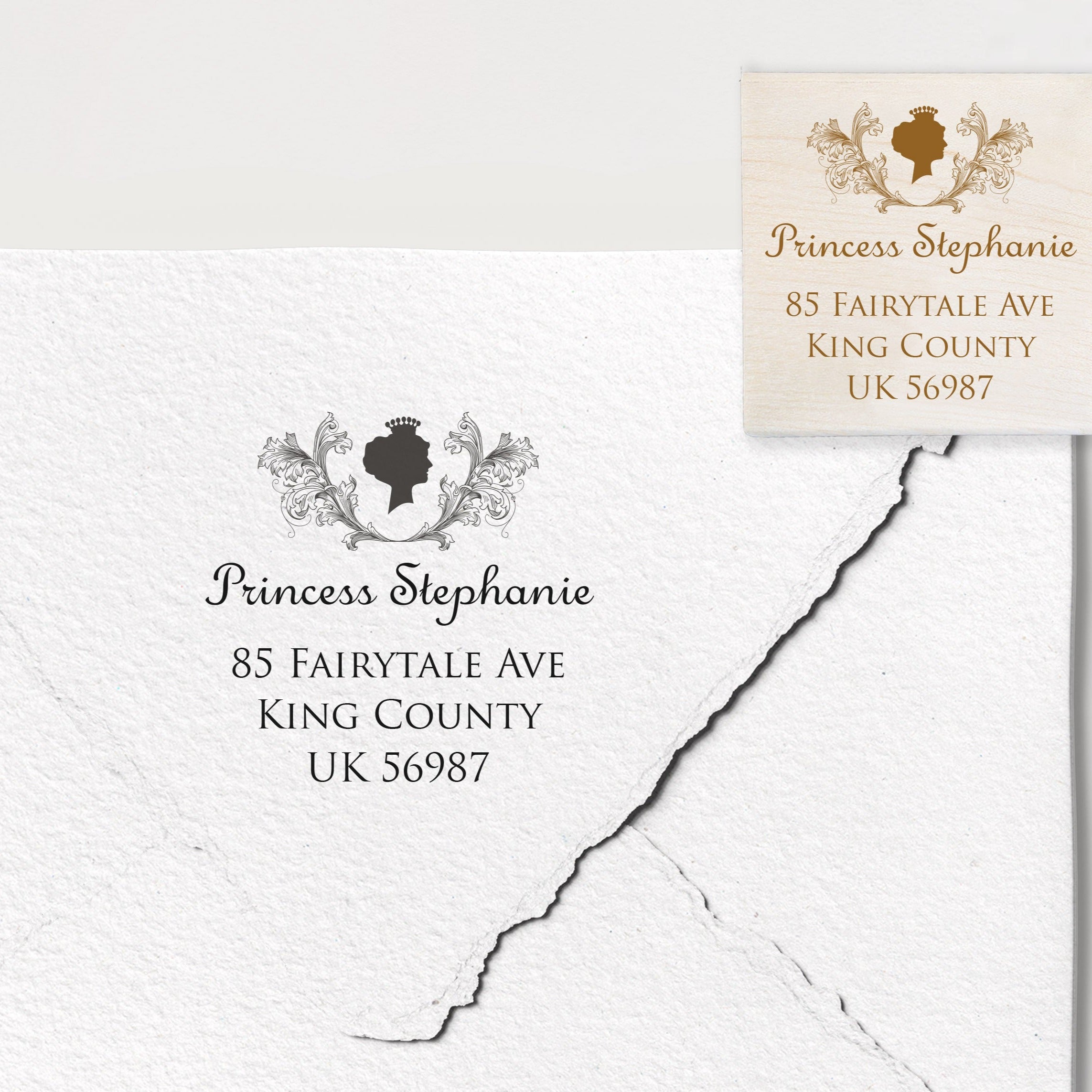 Princess Address Stamp