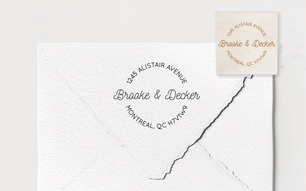 Brooklyn Address Stamp