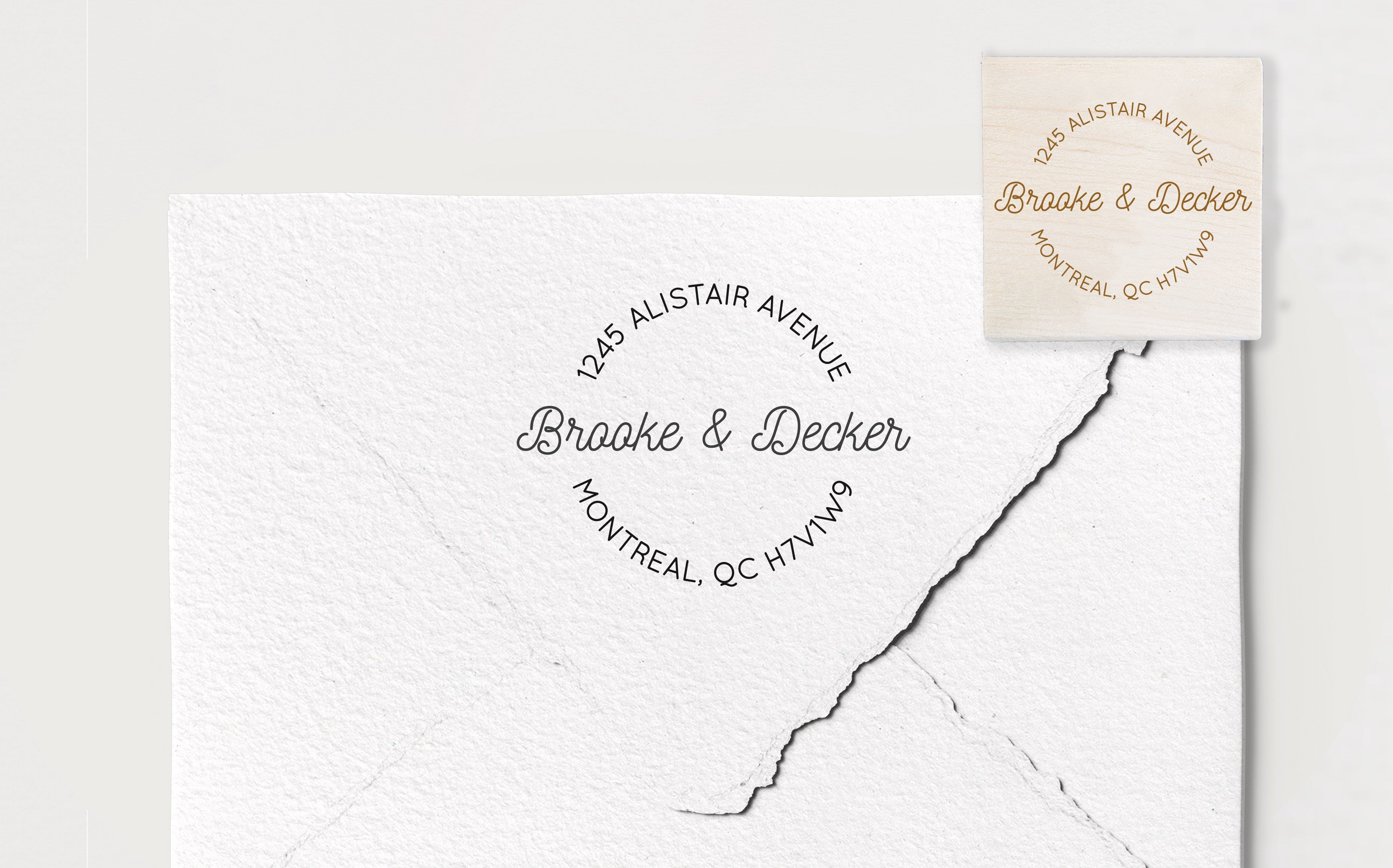 Brooklyn Address Stamp