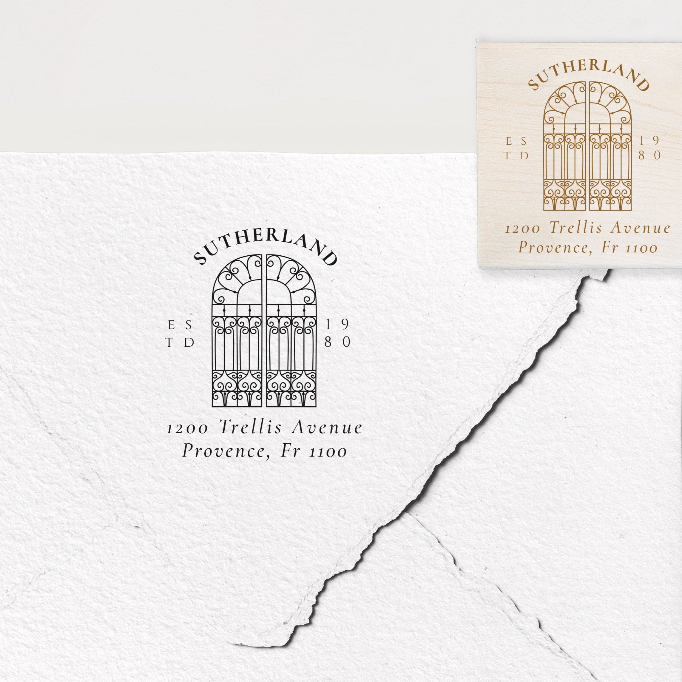 Sutherland Address Stamp