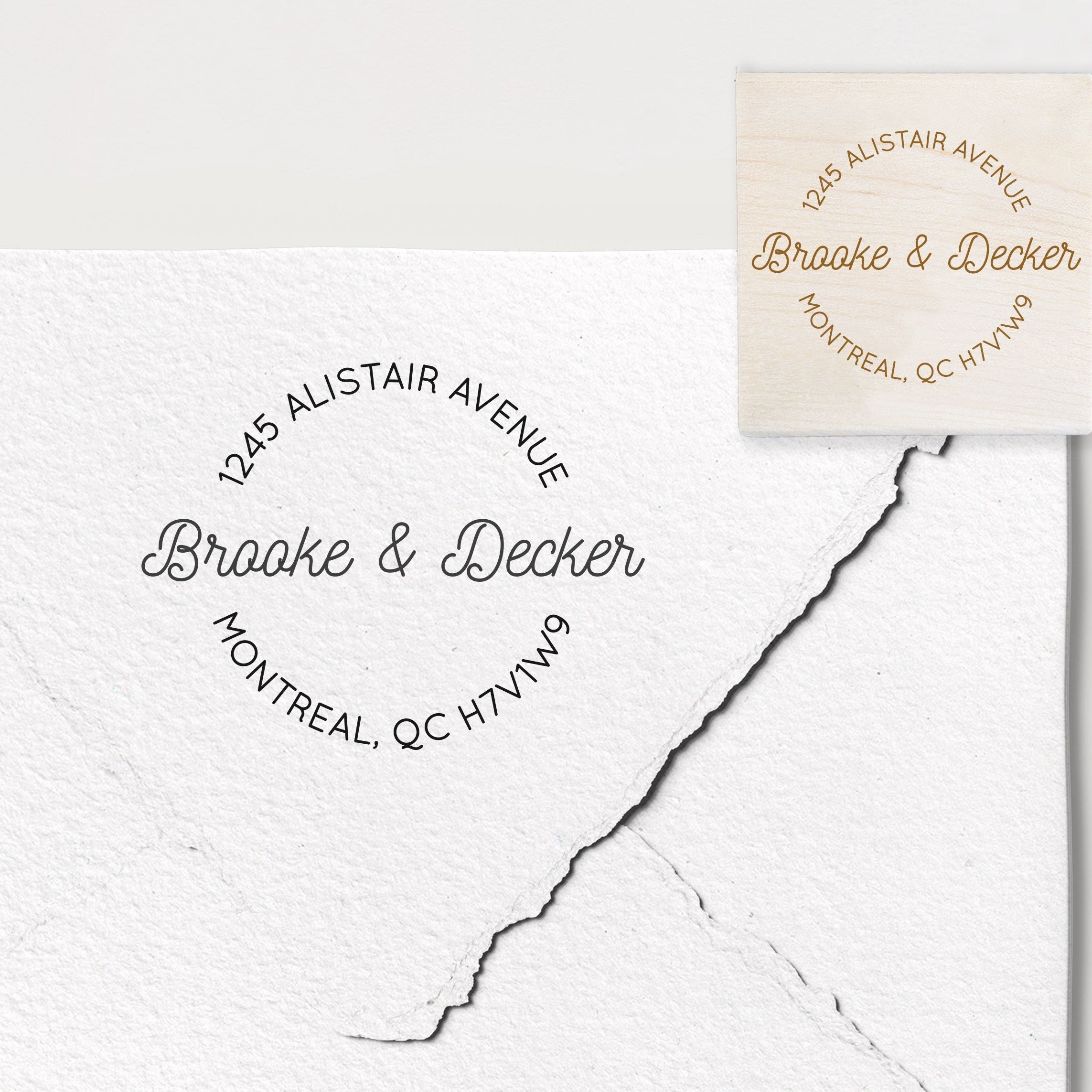 Brooklyn Address Stamp