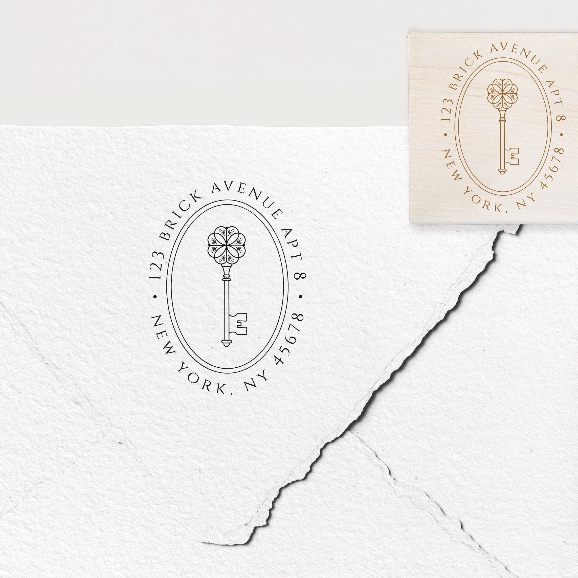 Key - Address Stamp