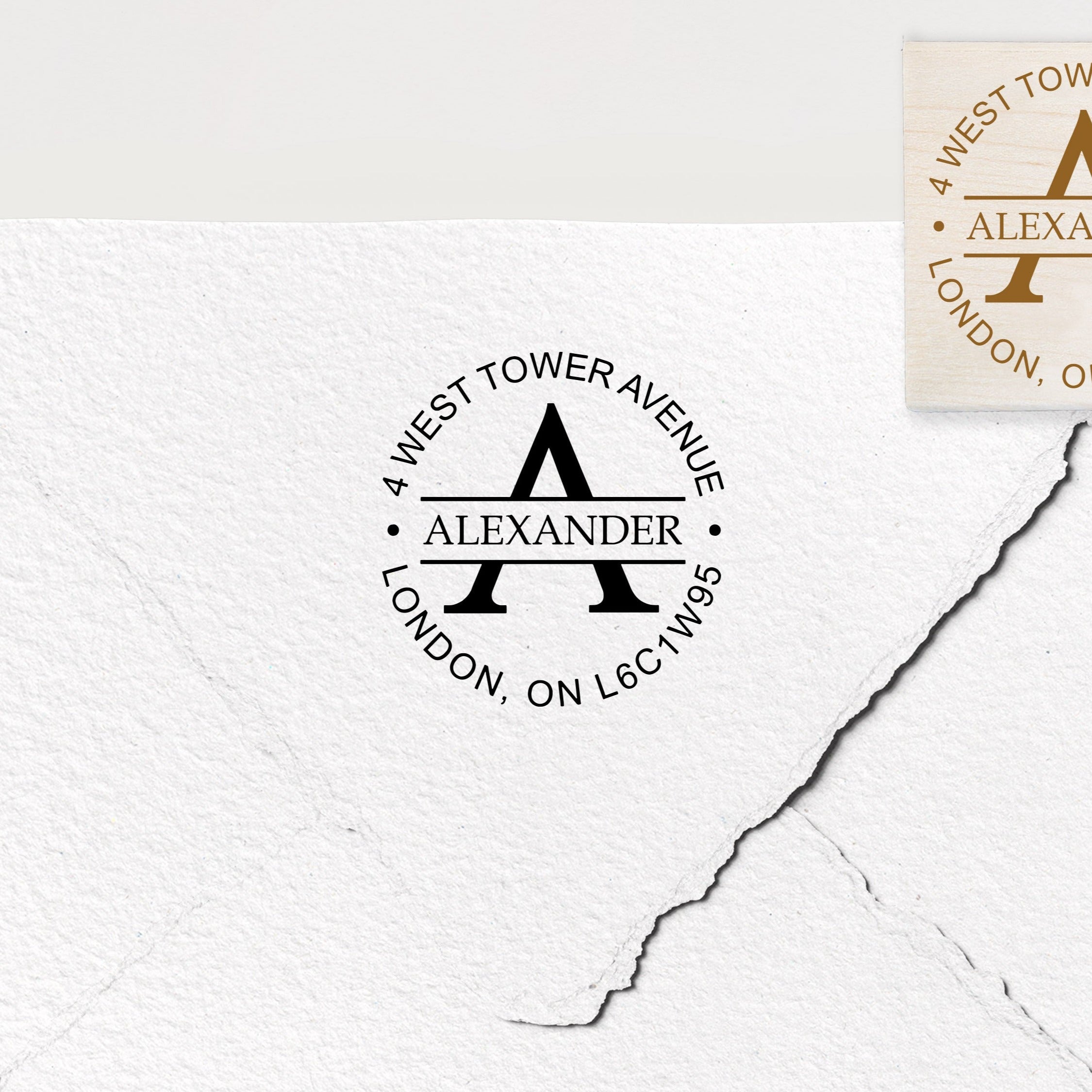 Alexander Address Stamp