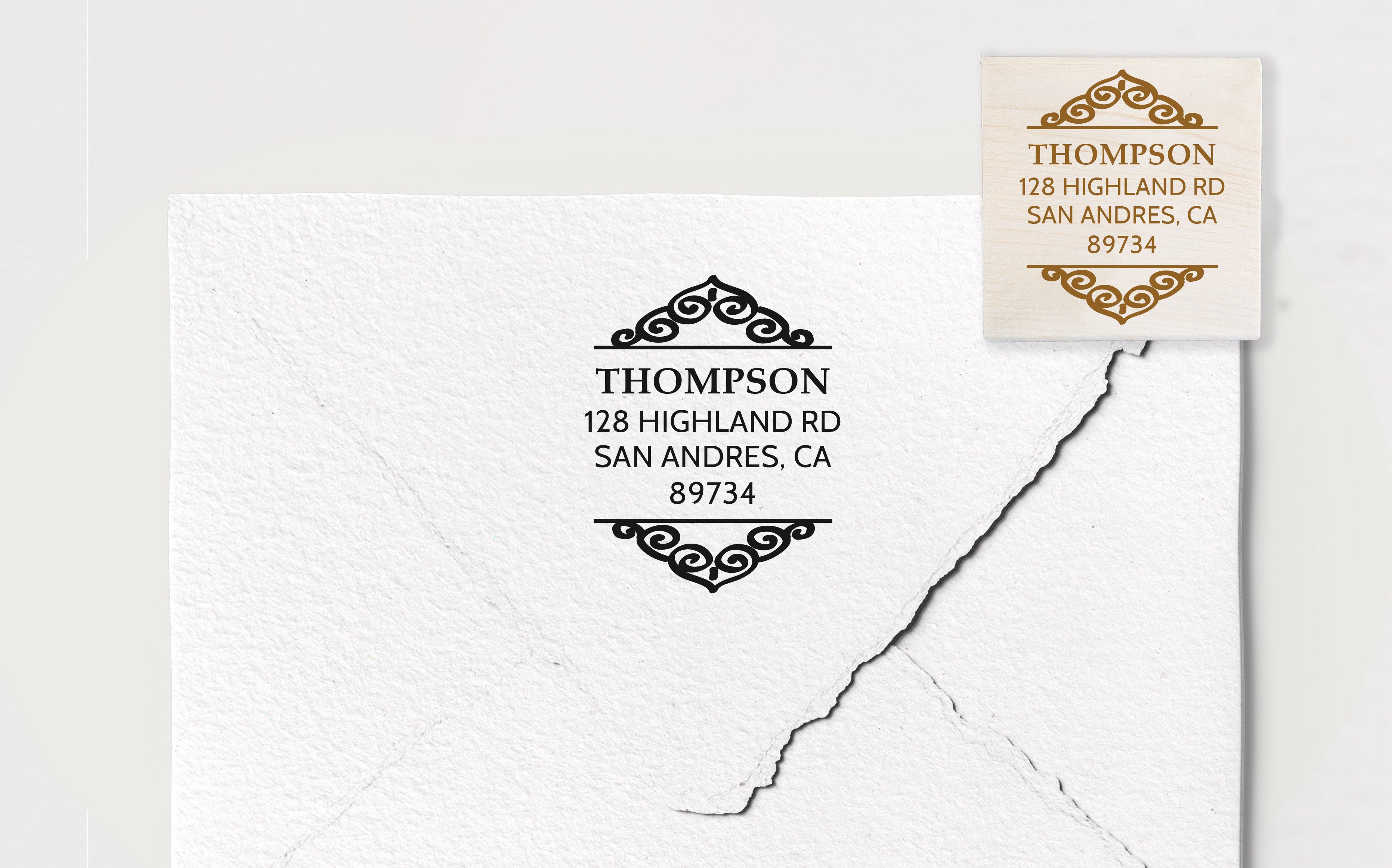 Thompson Address Stamp