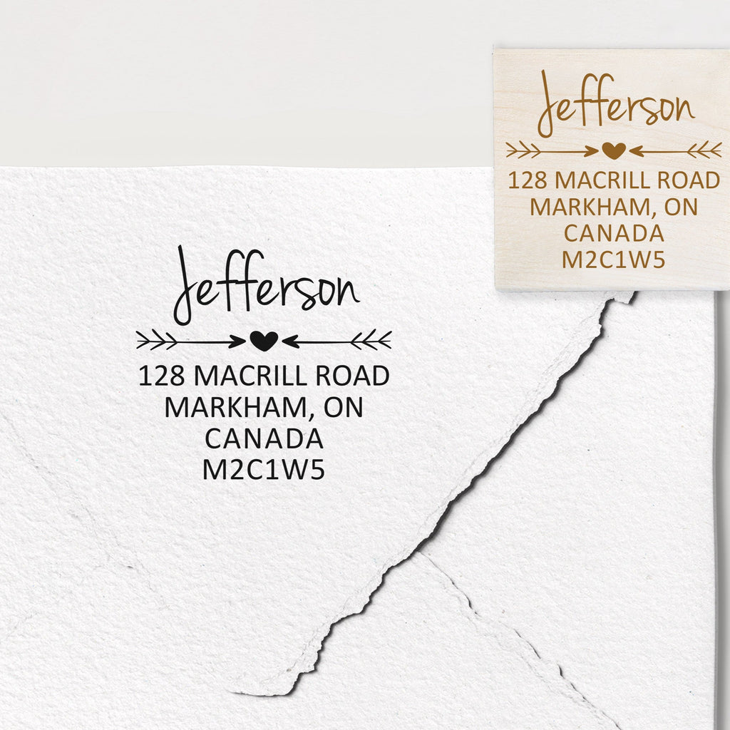 Jefferson Address Stamp