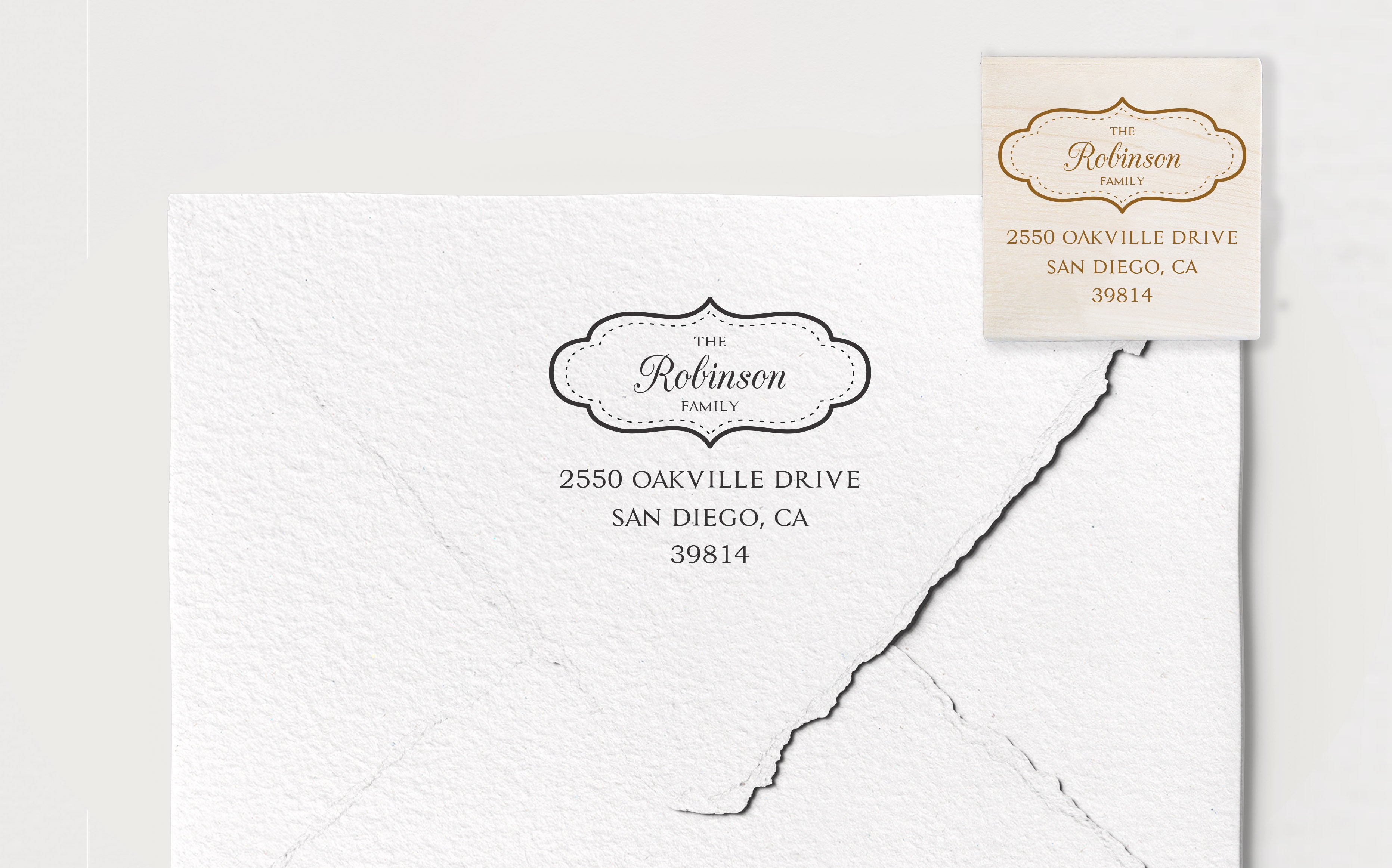 Robinson Address Stamp